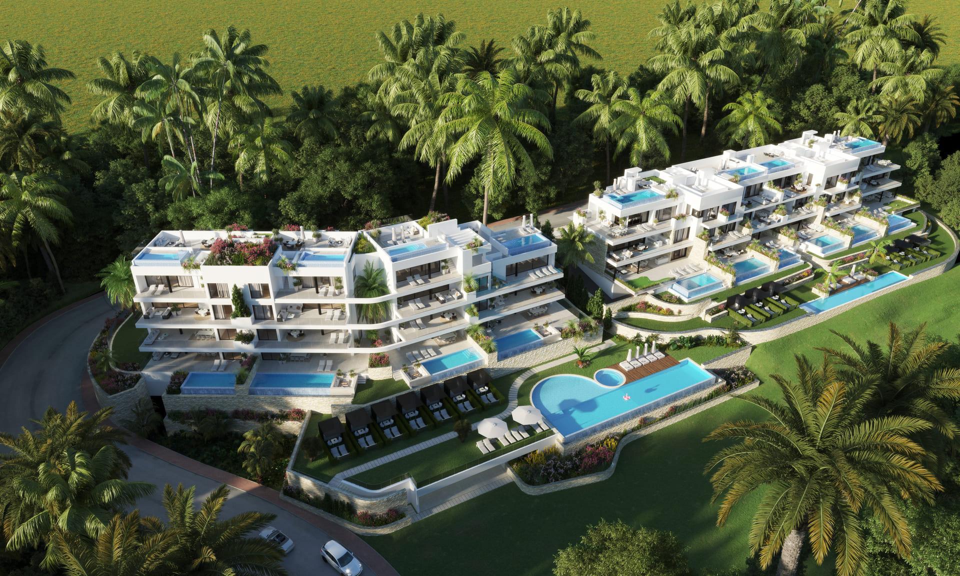 Resident parking area within Las Colinas Golf resort