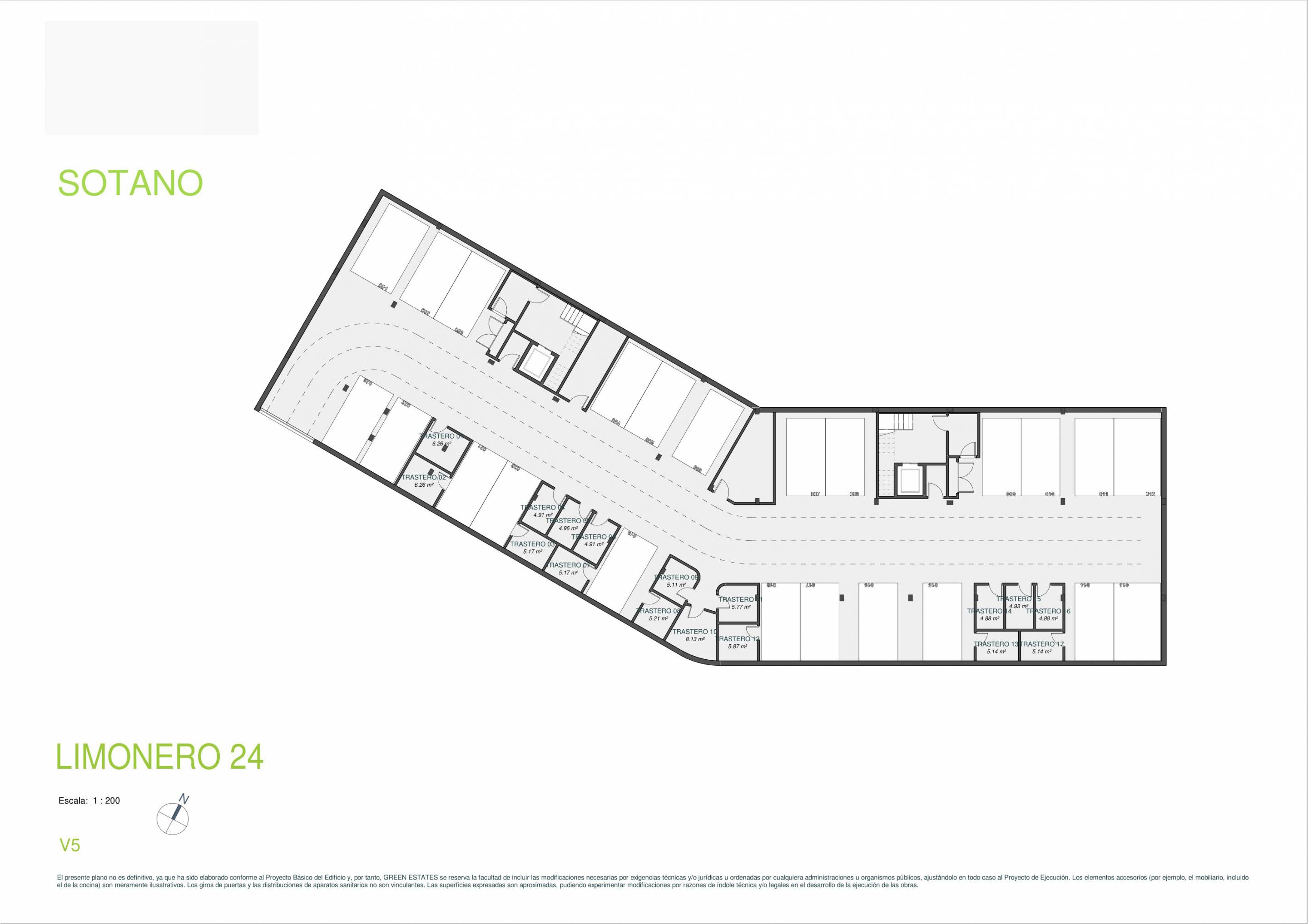Floor plan of 2-bedroom apartment, Las Colinas Golf, Orihuela - first floor layout