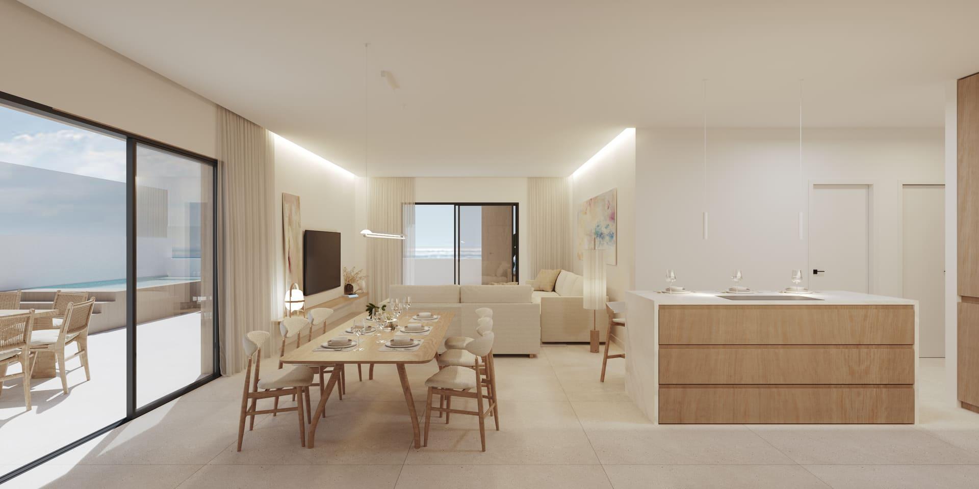 Principal bedroom in 3-bedroom new-build penthouse, San Pedro de Alcántara