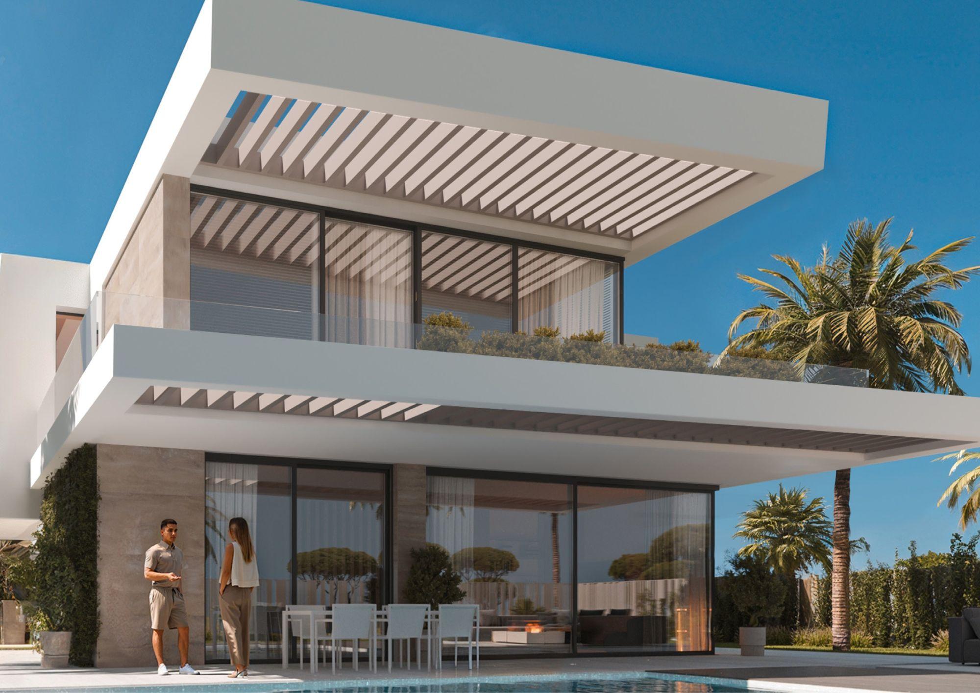 En-suite bathroom in new-build villa, Sitio de Calahonda, Mijas