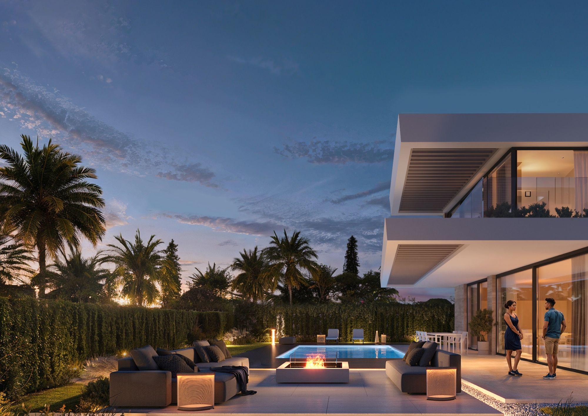 Third bedroom in new-build villa on 651m2 plot, Sitio de Calahonda, Mijas
