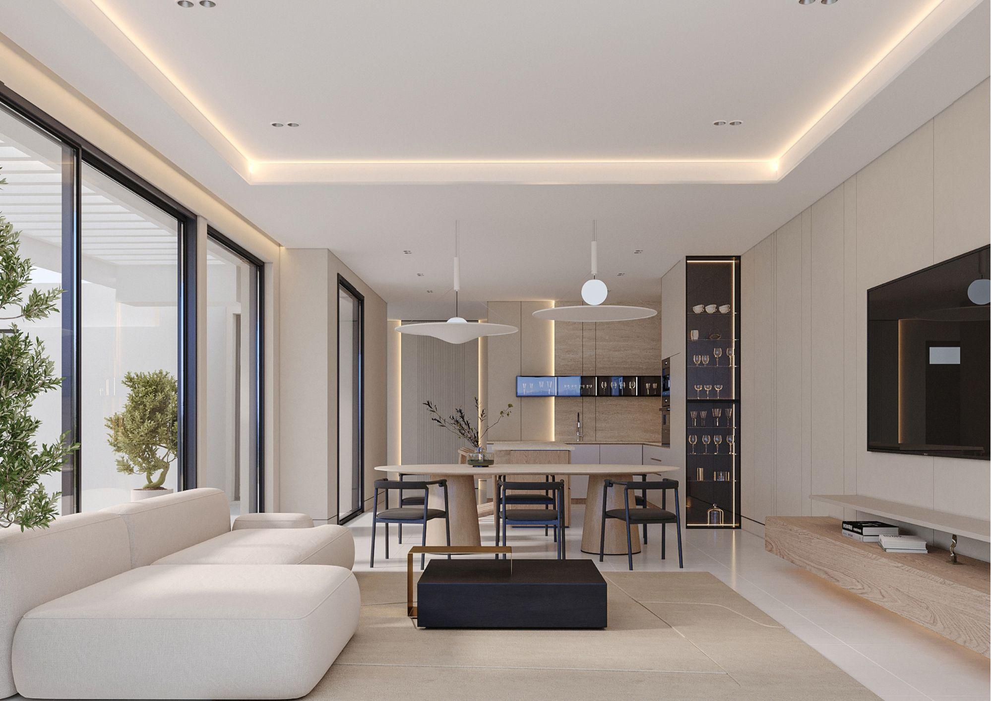 Parking area within plot of new-build villa, Sitio de Calahonda, Mijas