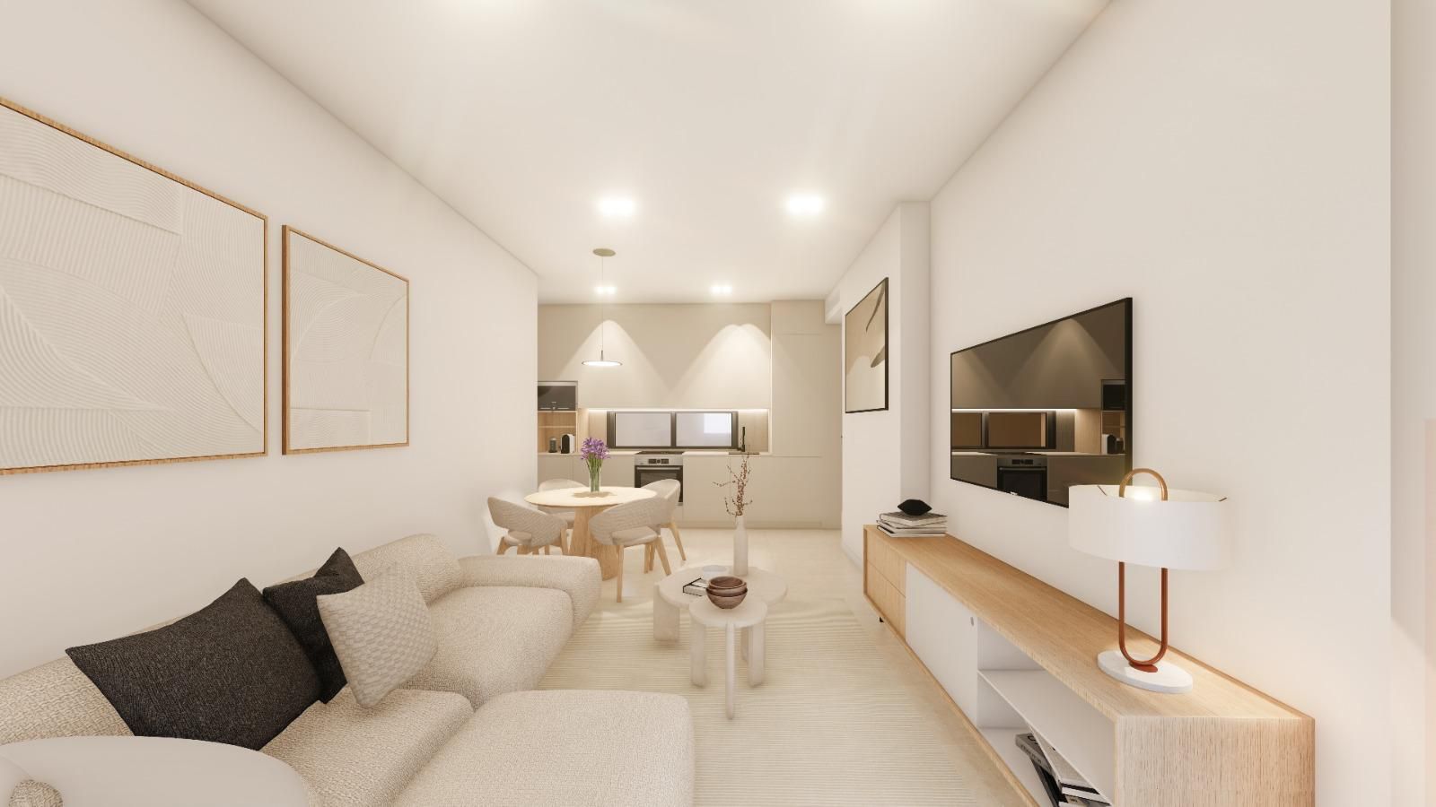 Main bedroom in 2-bedroom new build apartment, Pueblo, Guardamar Del Segura
