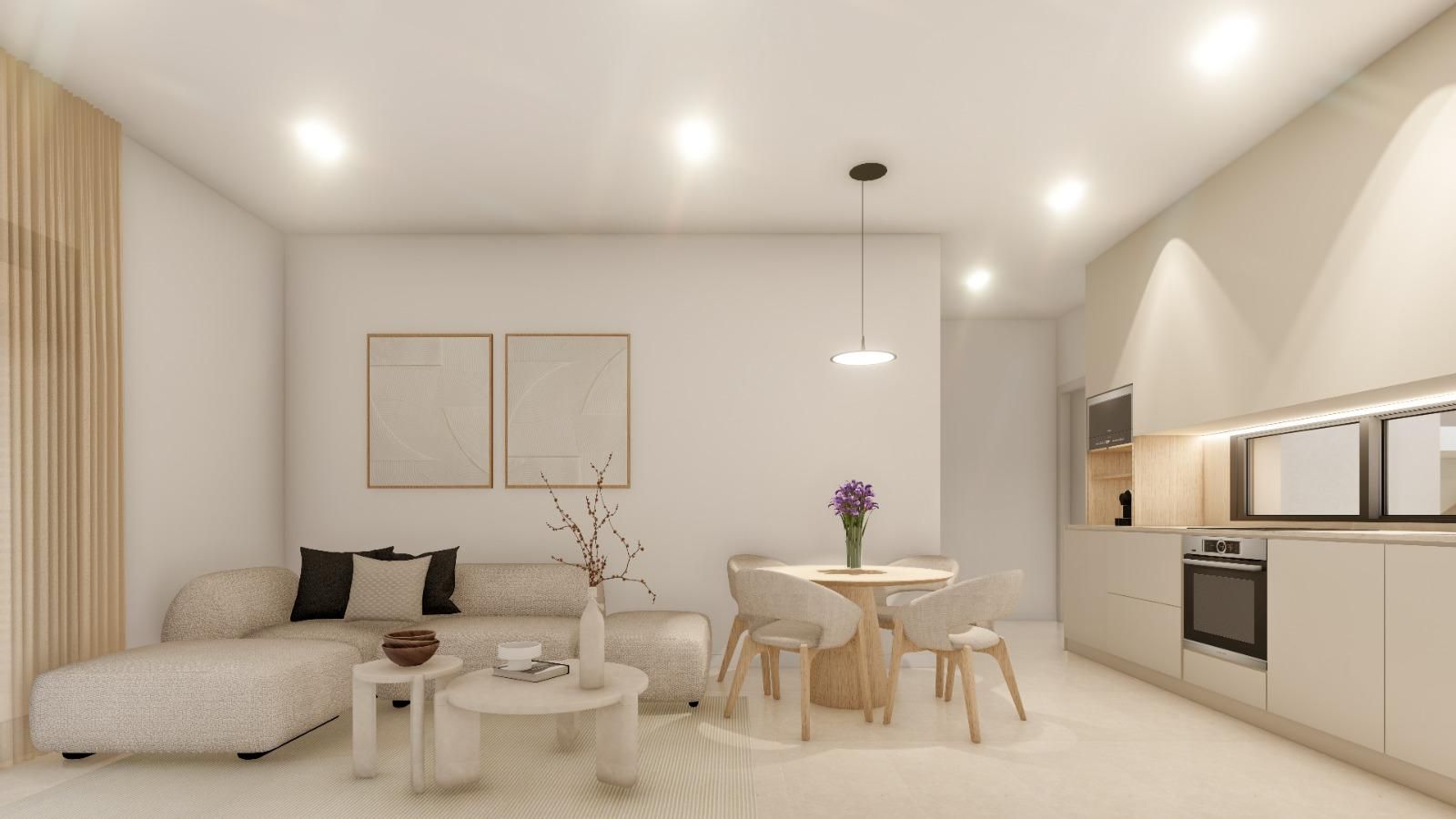 Bathroom in 2-bedroom new build apartment, Pueblo, Guardamar Del Segura