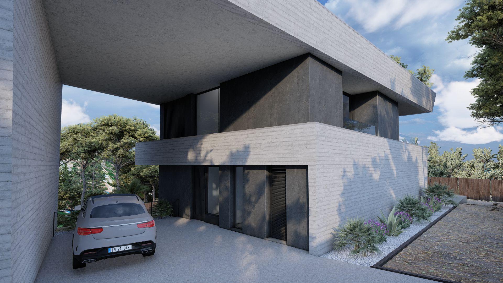 Terrace with sea views in 4-bedroom new-build villa, Altea Hills, Altea