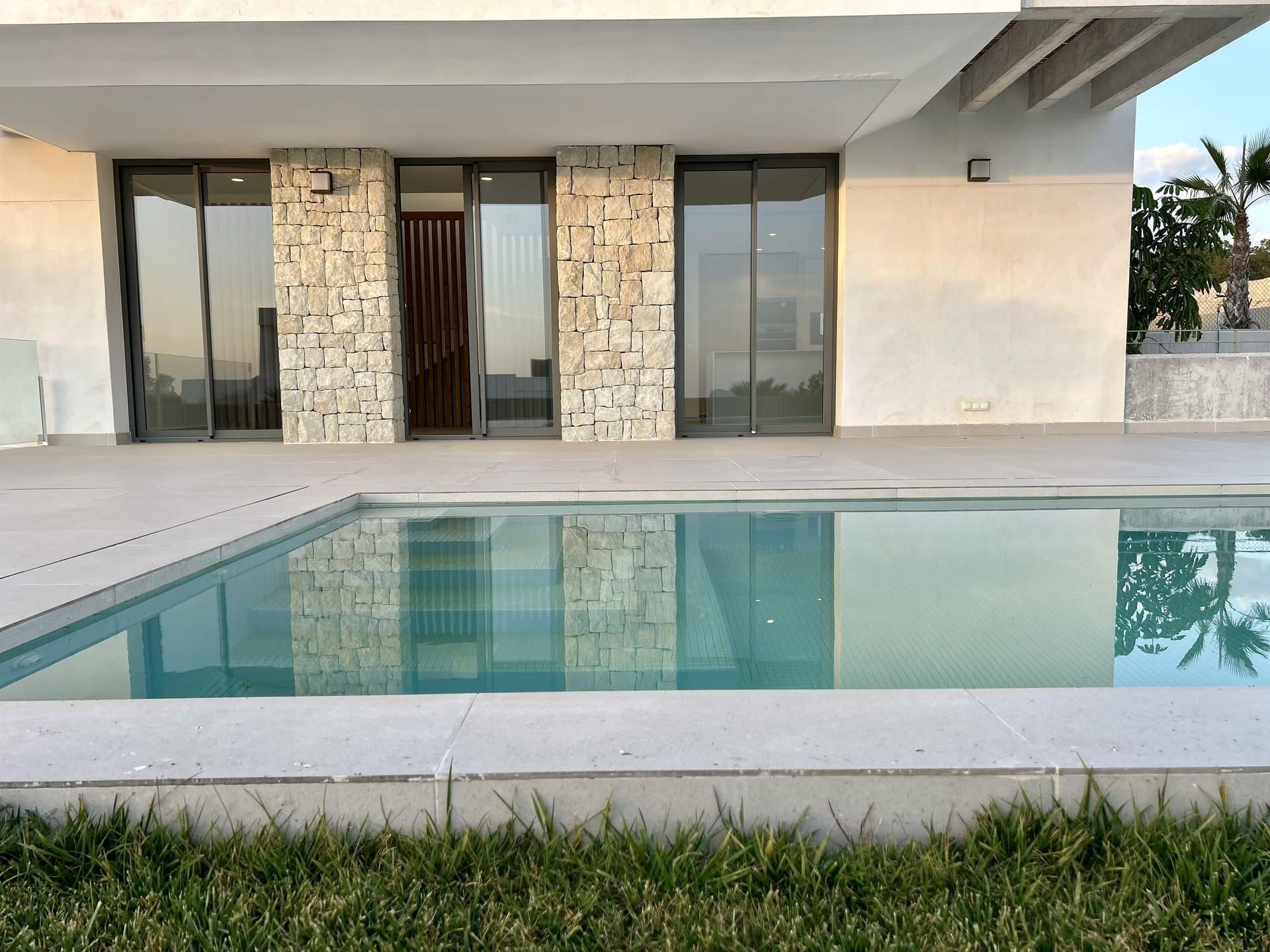Ground floor layout of new-build villa, Finestrat Hills, Finestrat