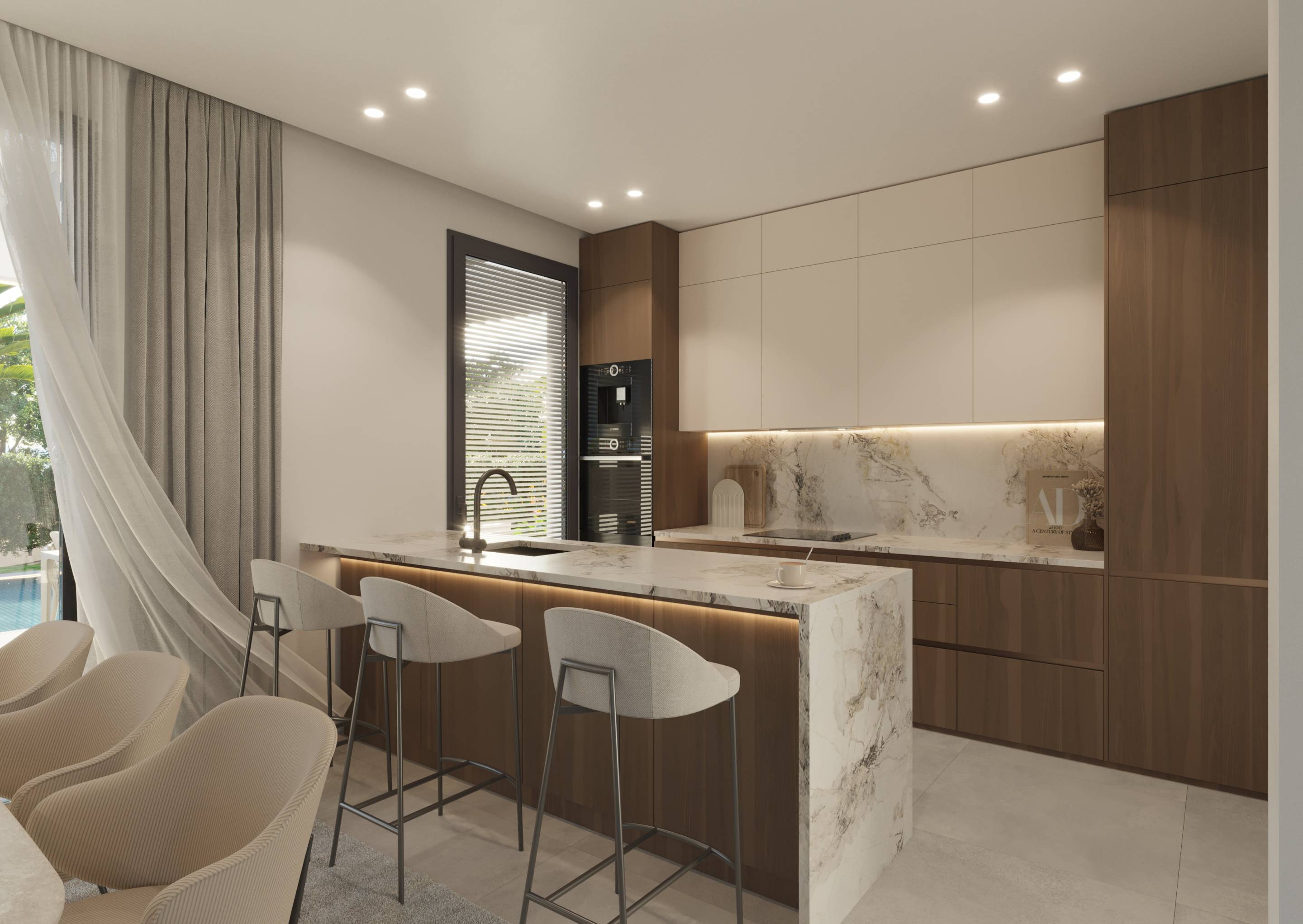 Wardrobe recess in bedroom, 6-bedroom villa, Finestrat Hills