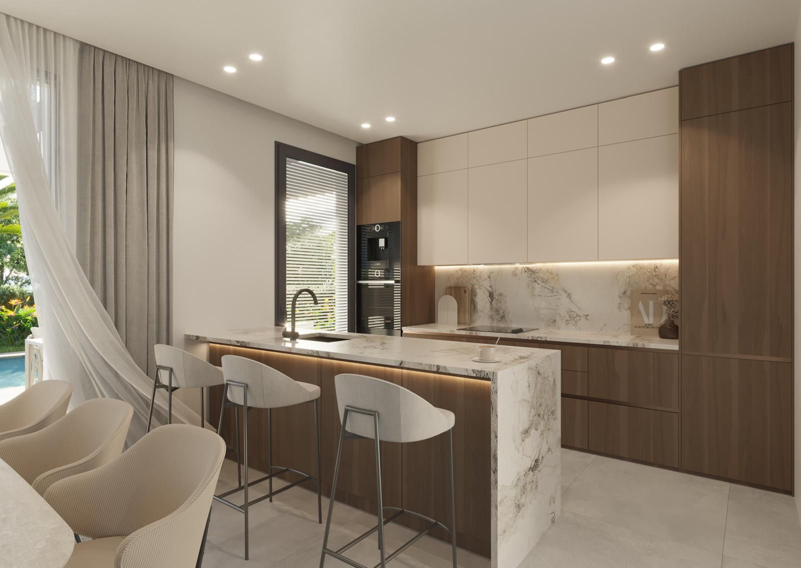 Interior room with window opening, 6-bedroom villa, Finestrat Hills