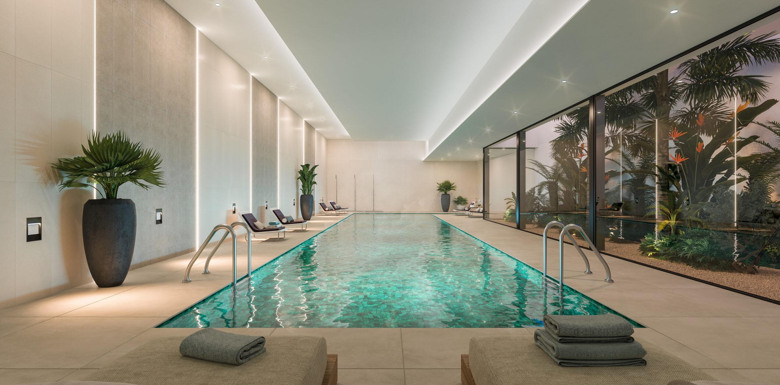 Third bedroom in 3-bedroom new-build apartment, Alto de los Monteros, Marbella