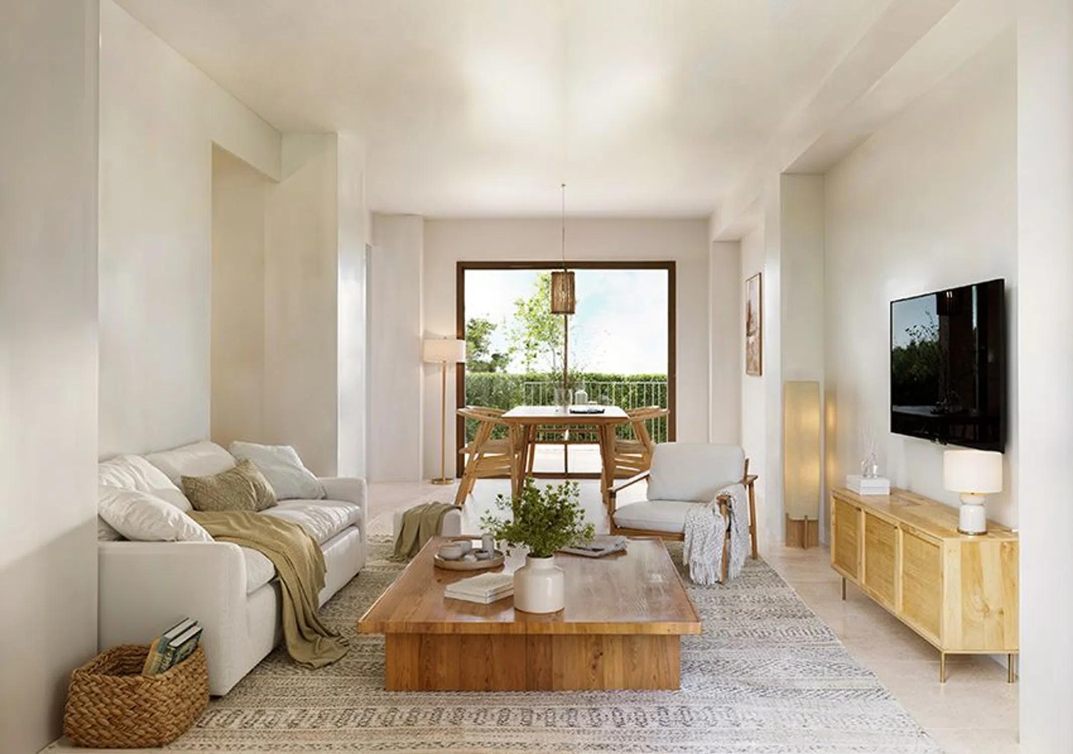 Rooftop solarium terrace on upper level of new-build townhouse, Coloma, La Nucía