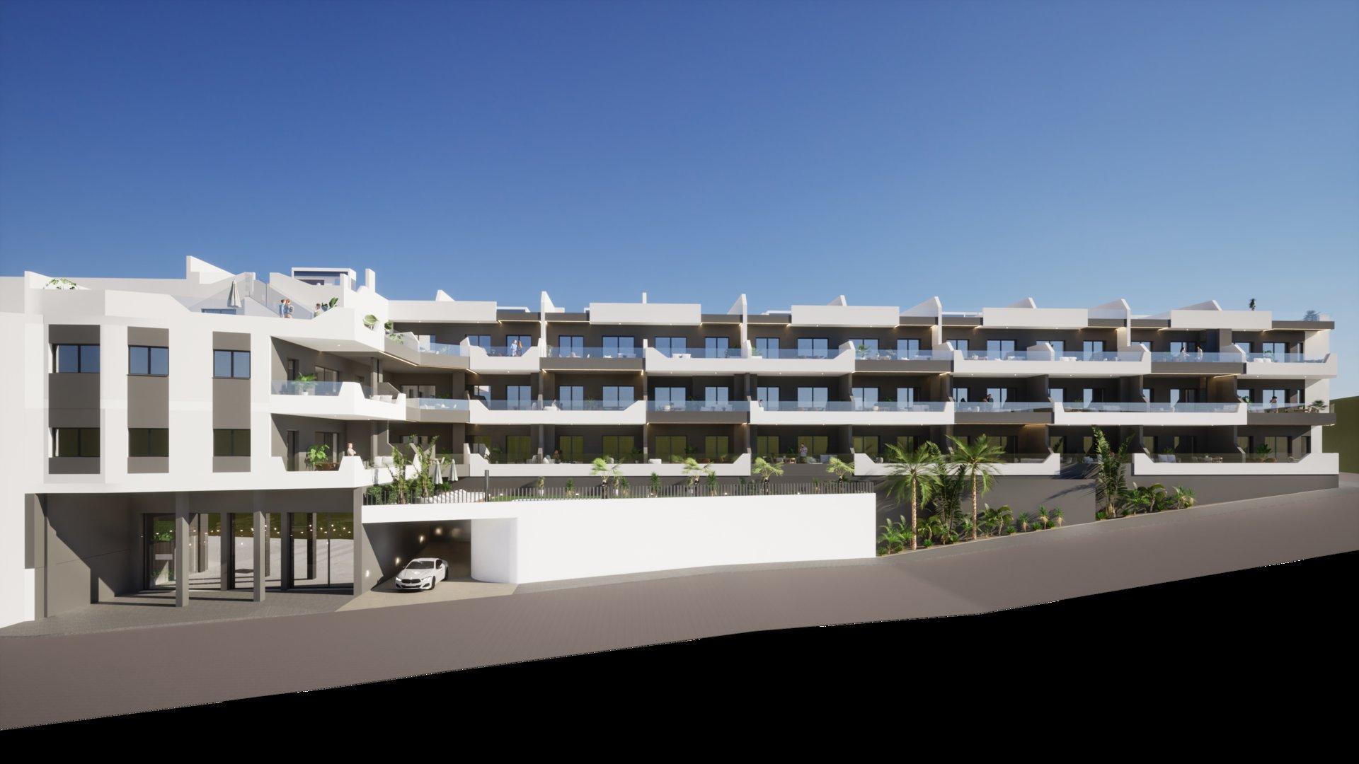 Communal grounds and landscaping, Pueblo 4 development