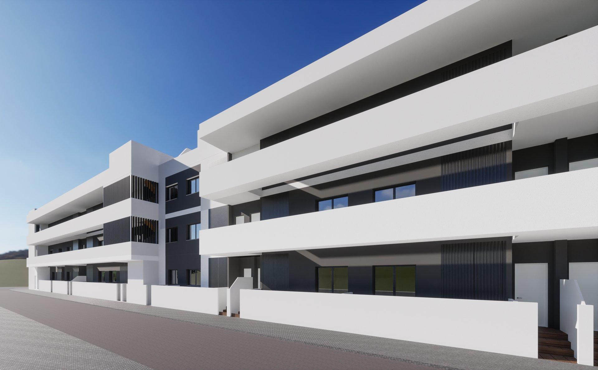 Covered parking area with allocated bays, Pueblo 4, Benijofar