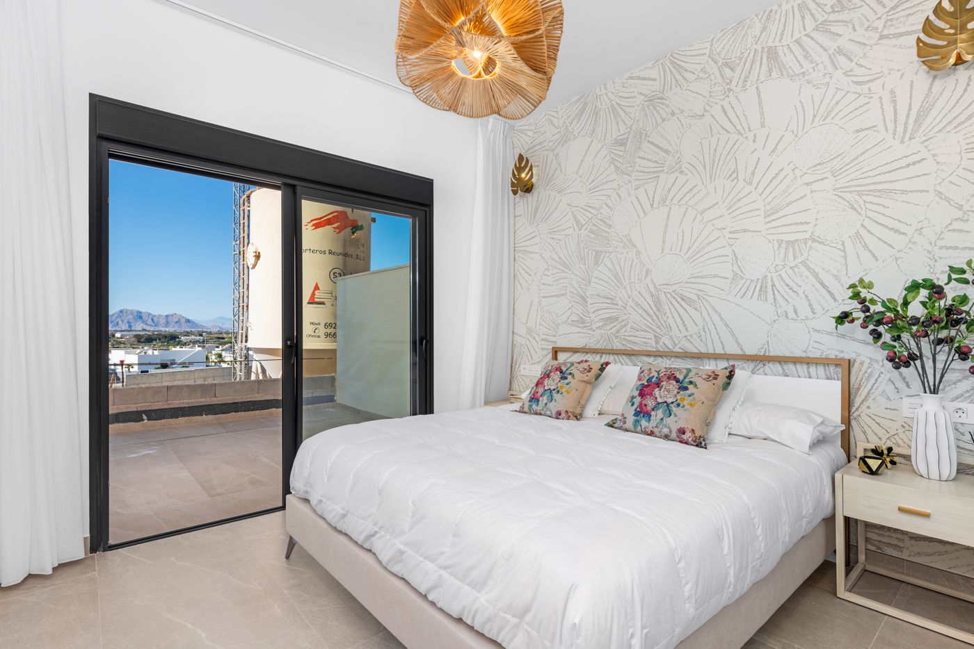 Main bedroom in 2-bedroom new-build apartment, Pueblo 4, Benijofar