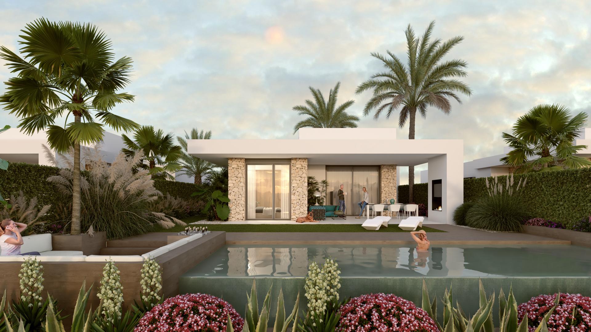 Second bedroom with storage in new-build villa, Algorfa