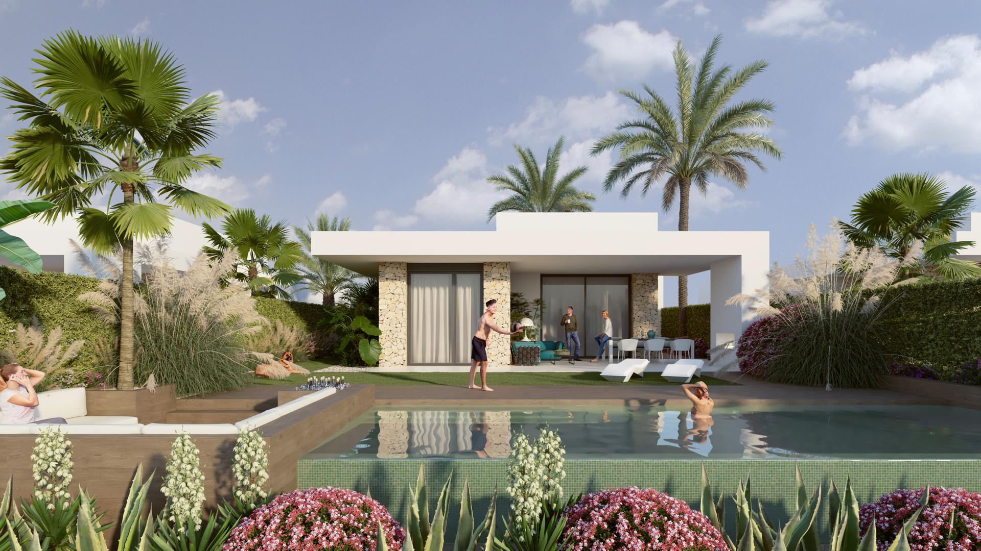 Main bedroom in 3-bedroom new-build villa, Algorfa, Alicante