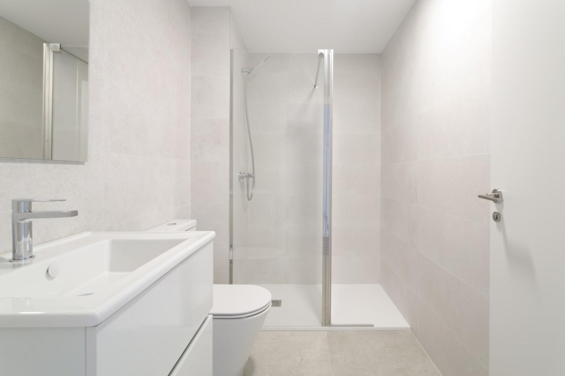 Communal pool within new-build development, Balcón de Finestrat, Finestrat