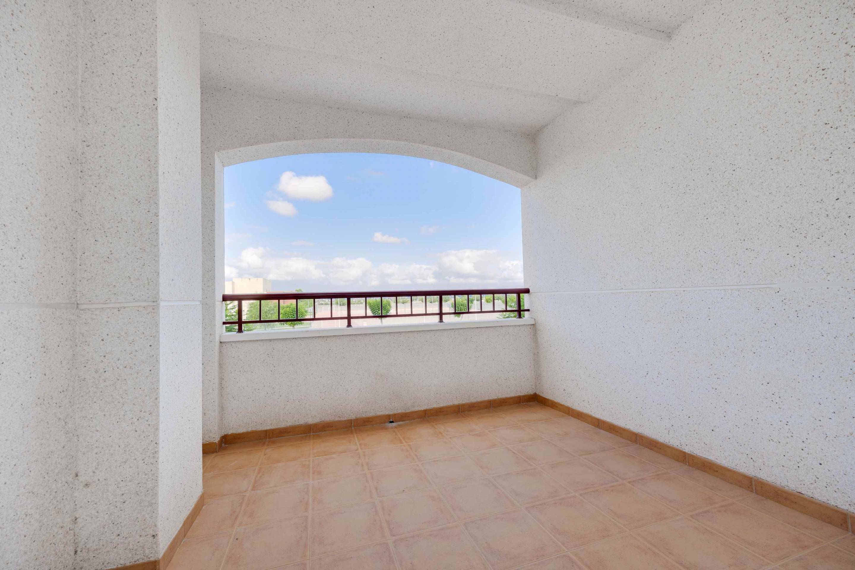 Kitchen area with fitted units in new-build apartment, San Fulgencio Pueblo