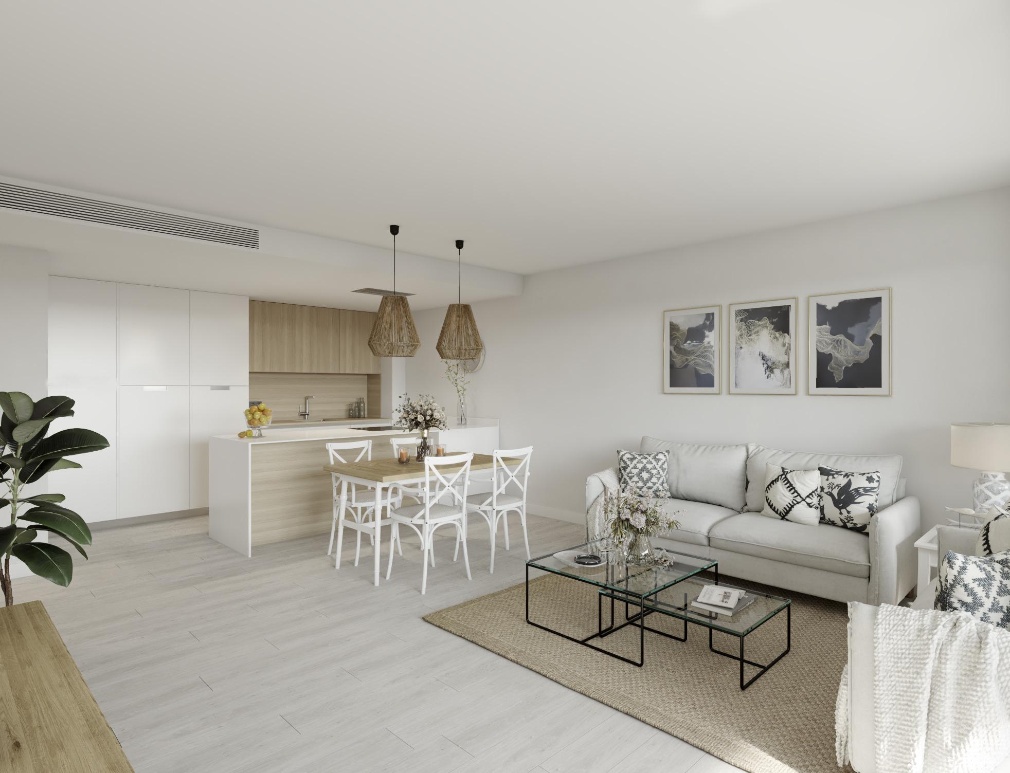 Second bedroom in 2-bedroom new-build apartment, La Cala Golf, Mijas