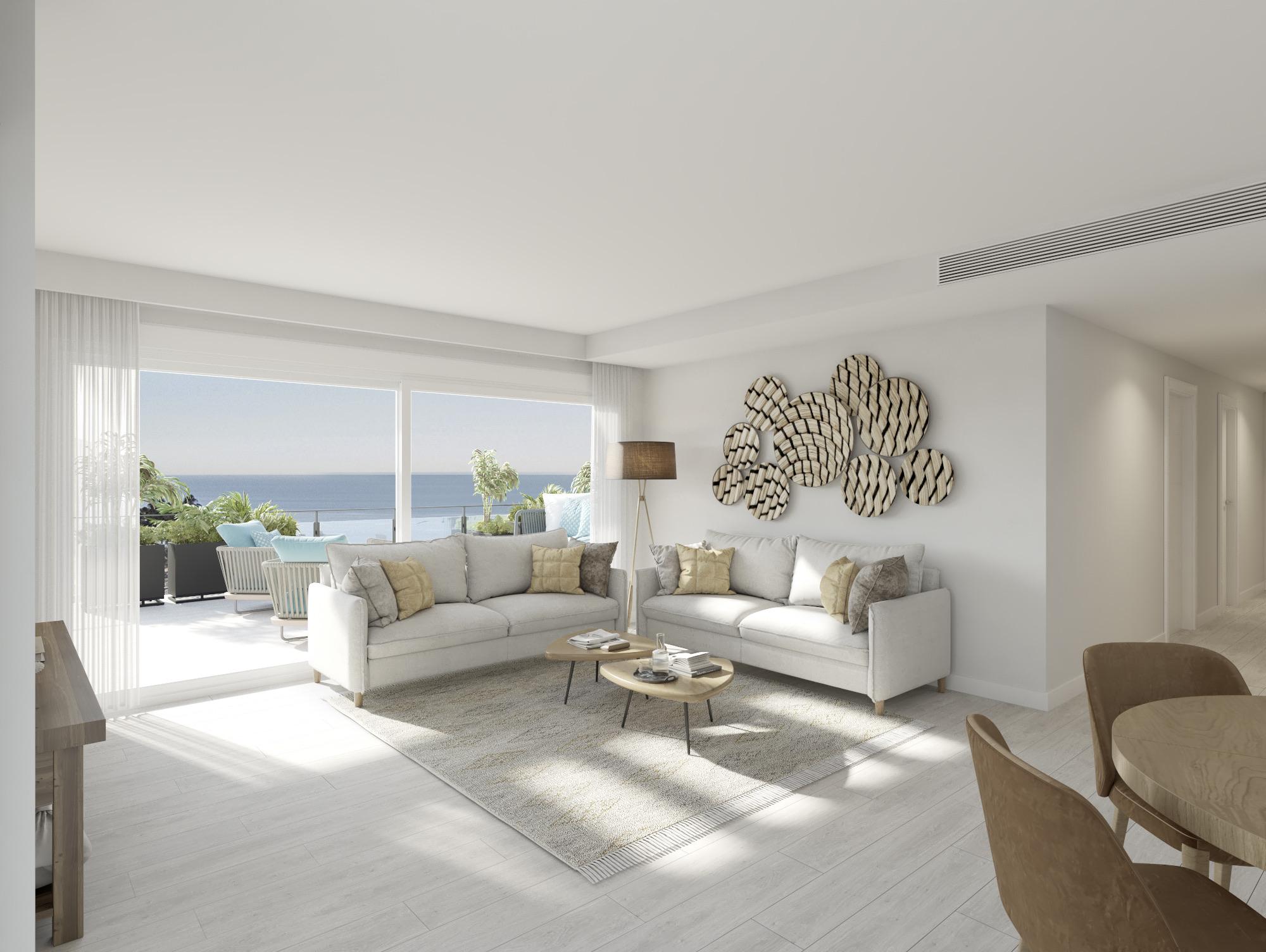 Entrance hallway in 2-bedroom new-build apartment, La Cala Golf, Mijas