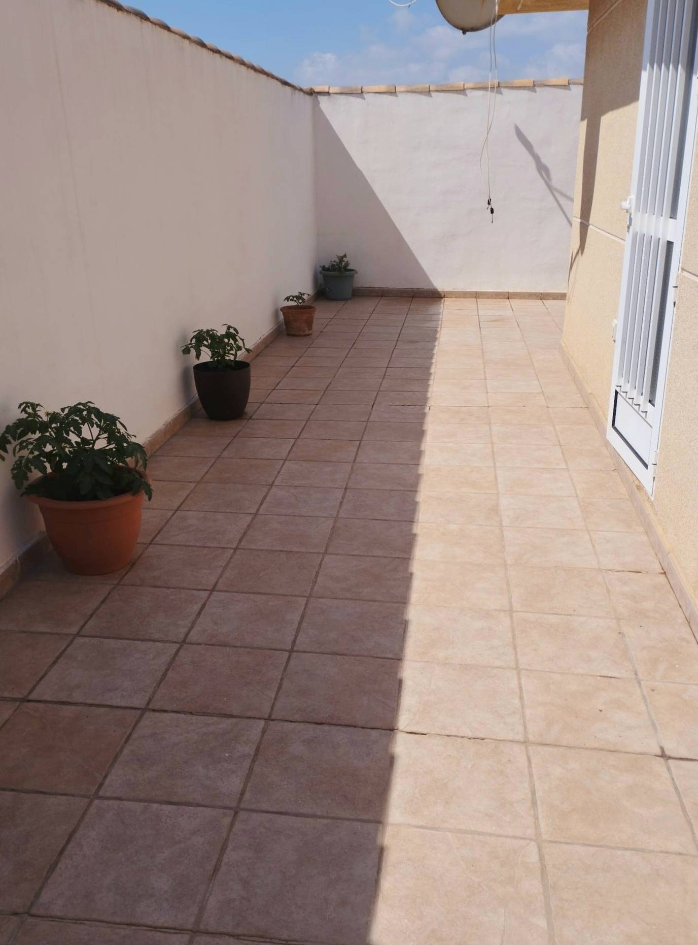 Tiled entrance area of villa, La Siesta, Torrevieja