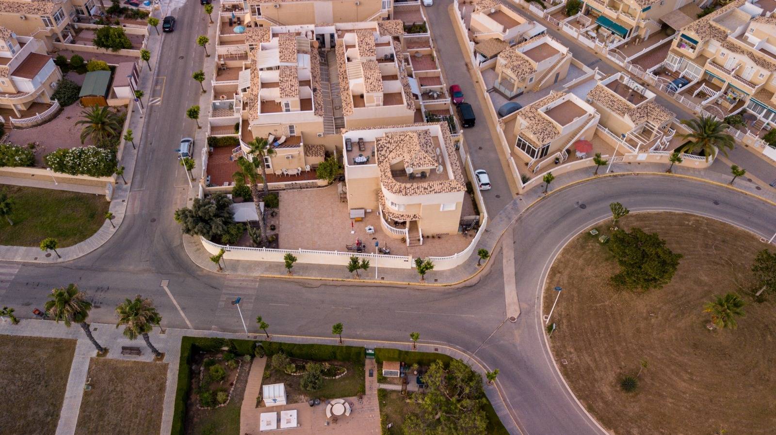 External parking area with two spaces, La Siesta villa