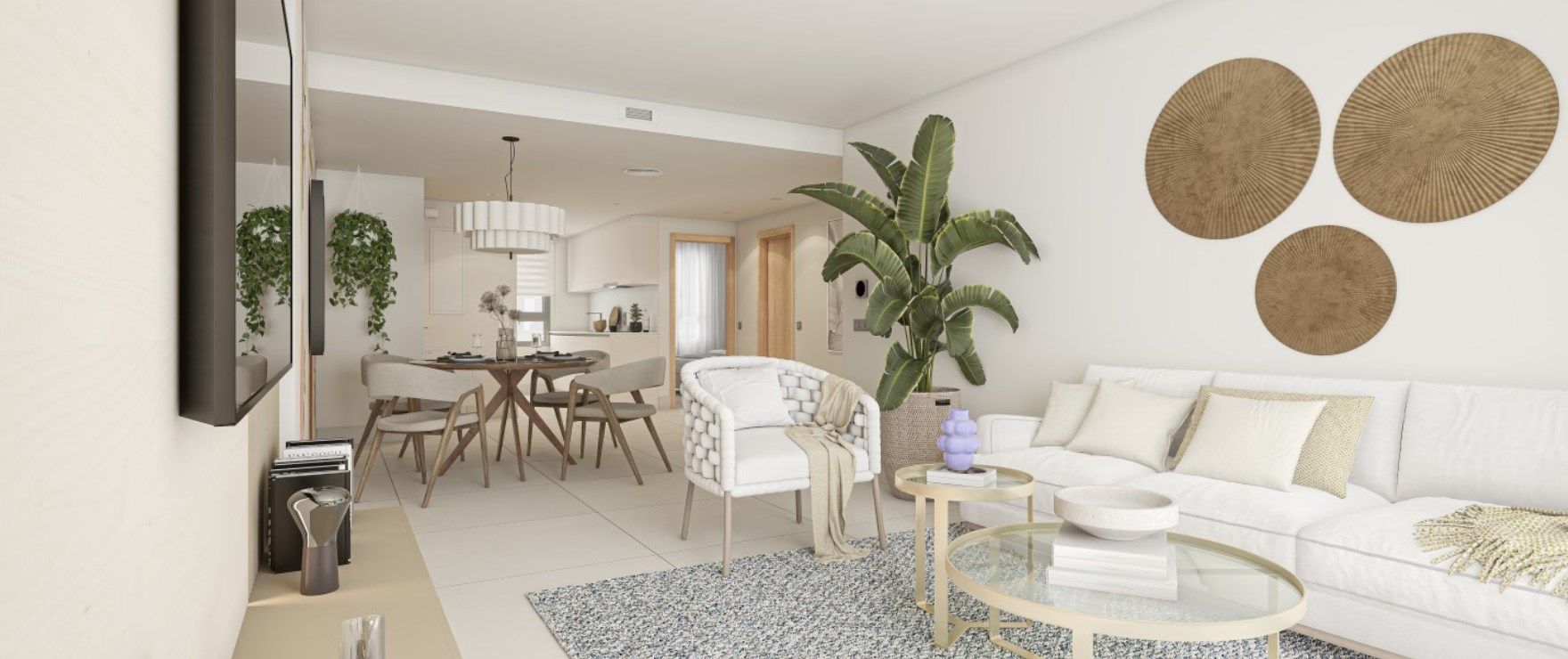 Second bedroom in 3-bedroom new-build apartment, Bahía de las Rocas, Manilva