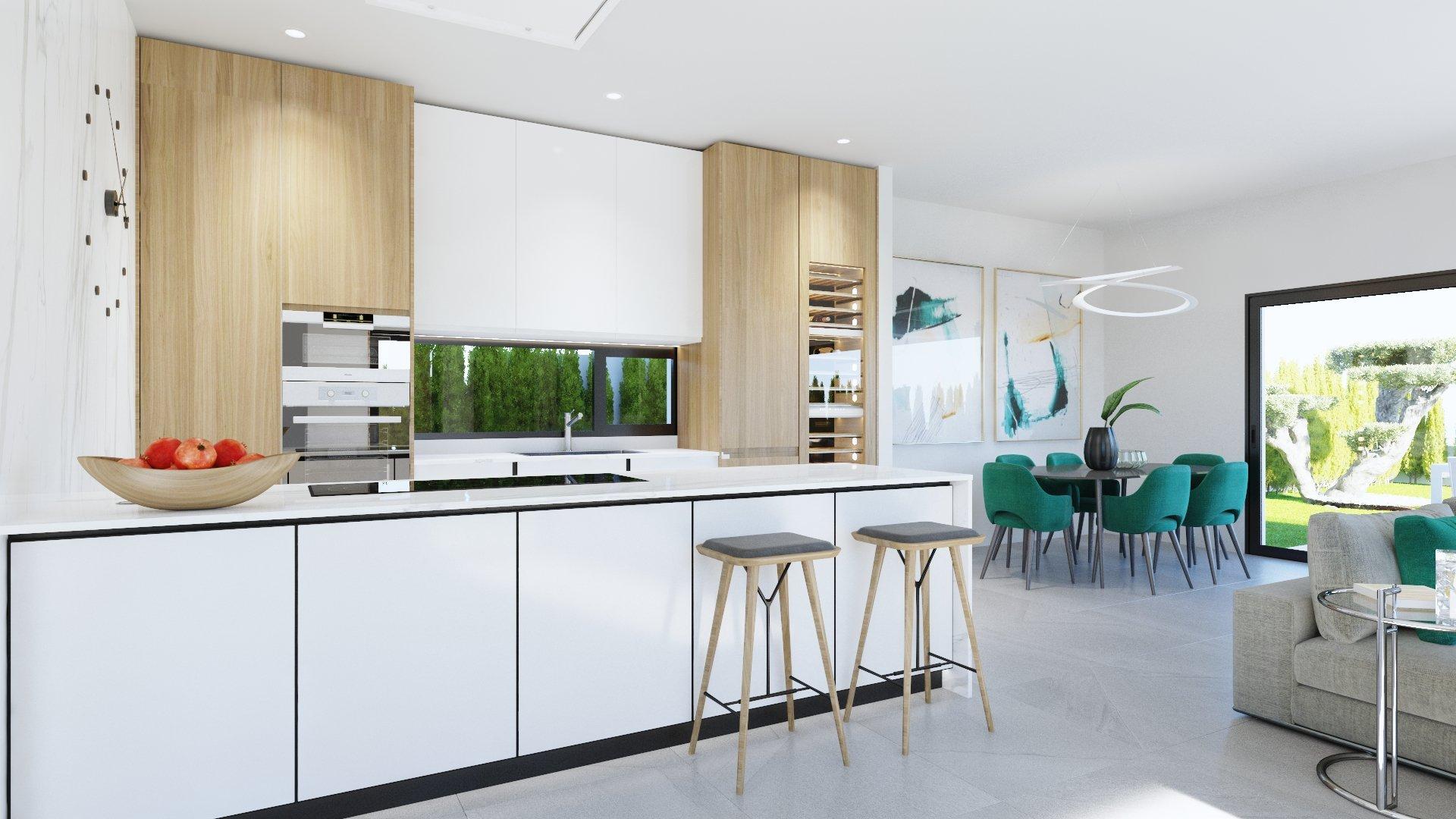 Third bedroom in new-build villa in Bellavista, San Miguel De Salinas