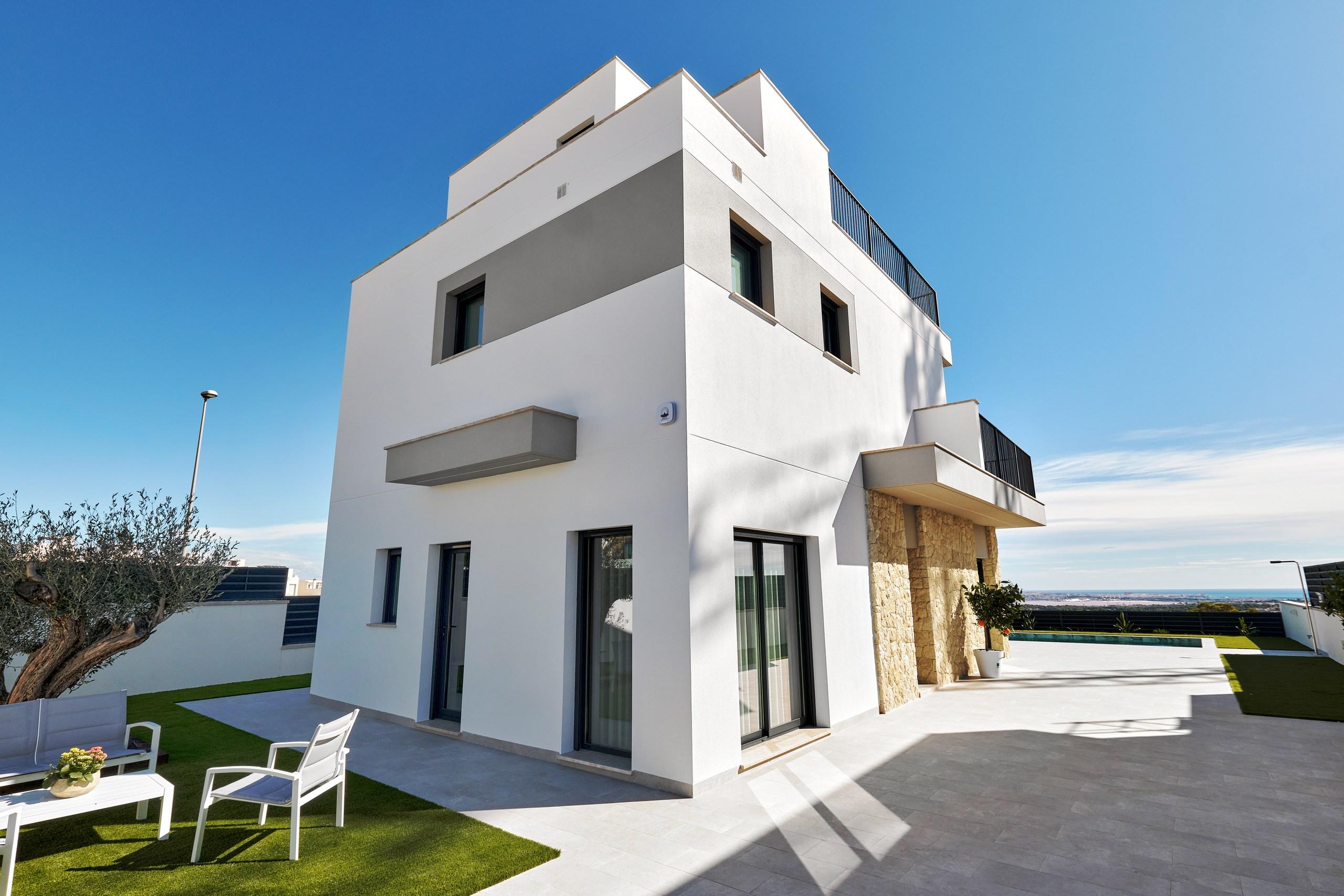 Ground-level view of plot and villa exterior in Bellavista, San Miguel De Salinas
