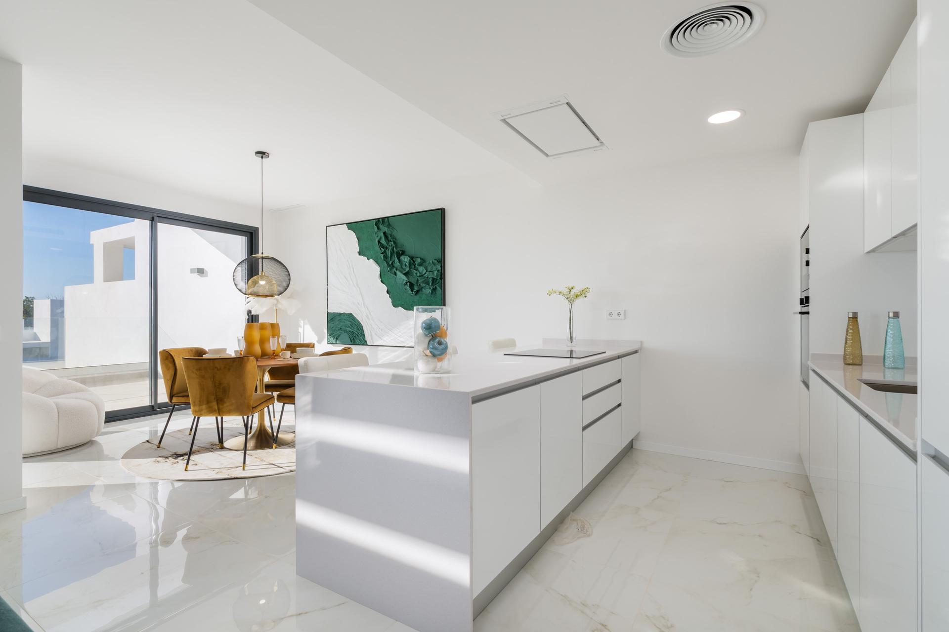 Living area with large glazed doors, Arroyo Vaquero, Estepona