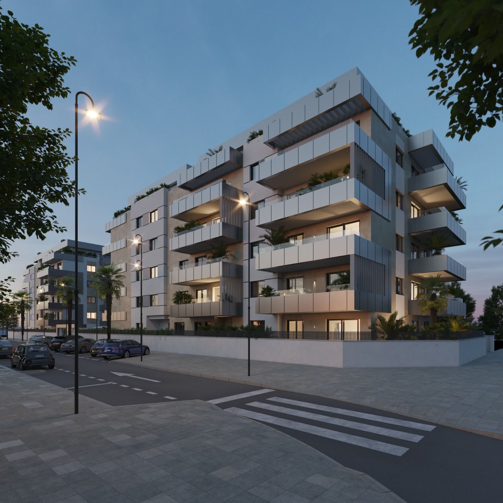 Hallway and entrance area of apartment in Playa de los Boliches, Fuengirola