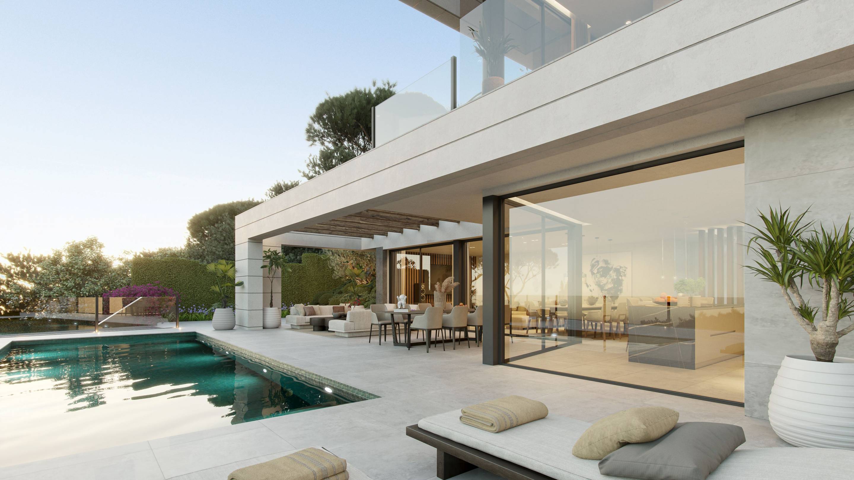 Third bedroom in 4-bedroom new-build villa, Pinares de San Antón, Málaga