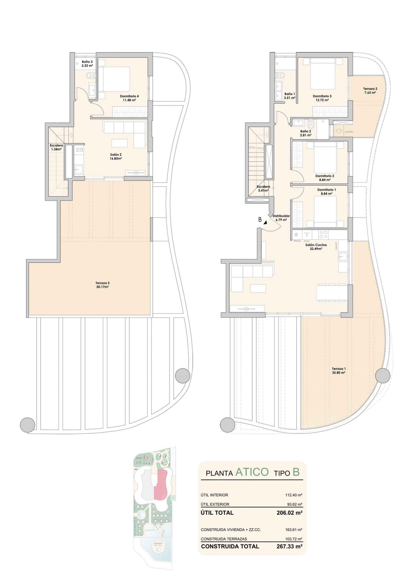 Residential tower exterior and surrounding development, Playa Arenal-Bol, Calpe
