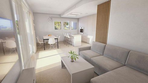 Additional bedroom or room in 4-bedroom penthouse, Playa Arenal-Bol