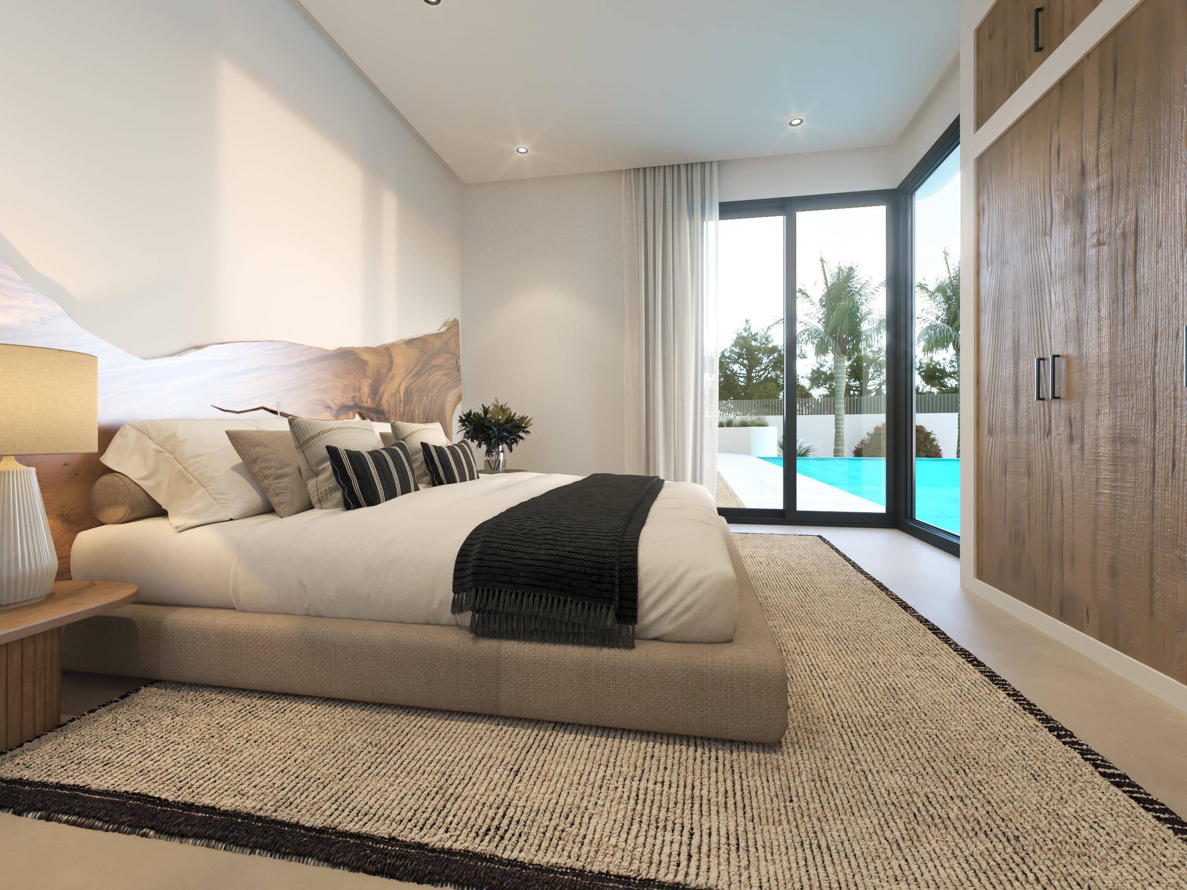 Second bedroom in 3-bedroom new-build villa, Valle Del Sol, Jávea