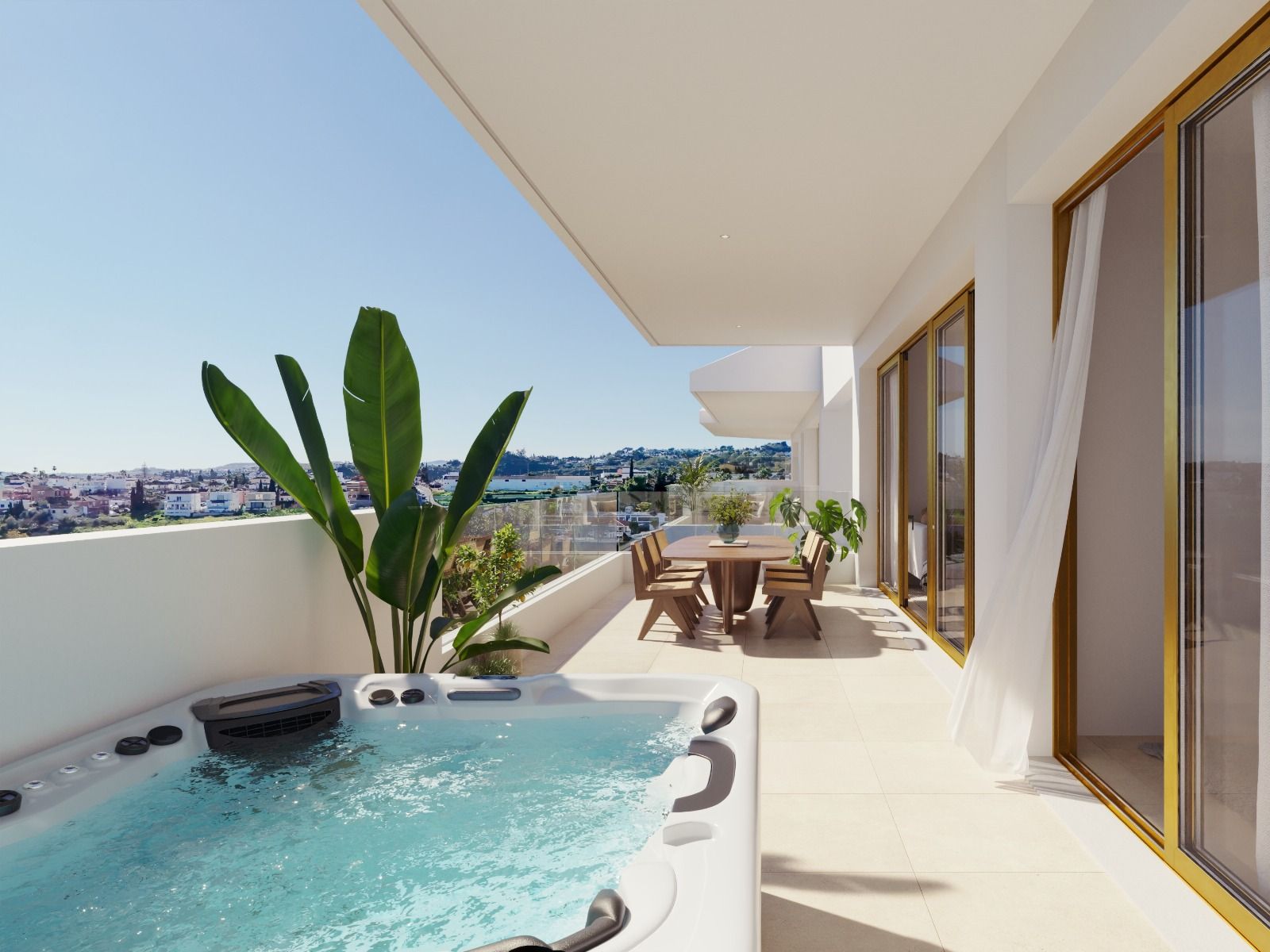 Residential complex exterior and communal grounds, Los Pacos, Fuengirola