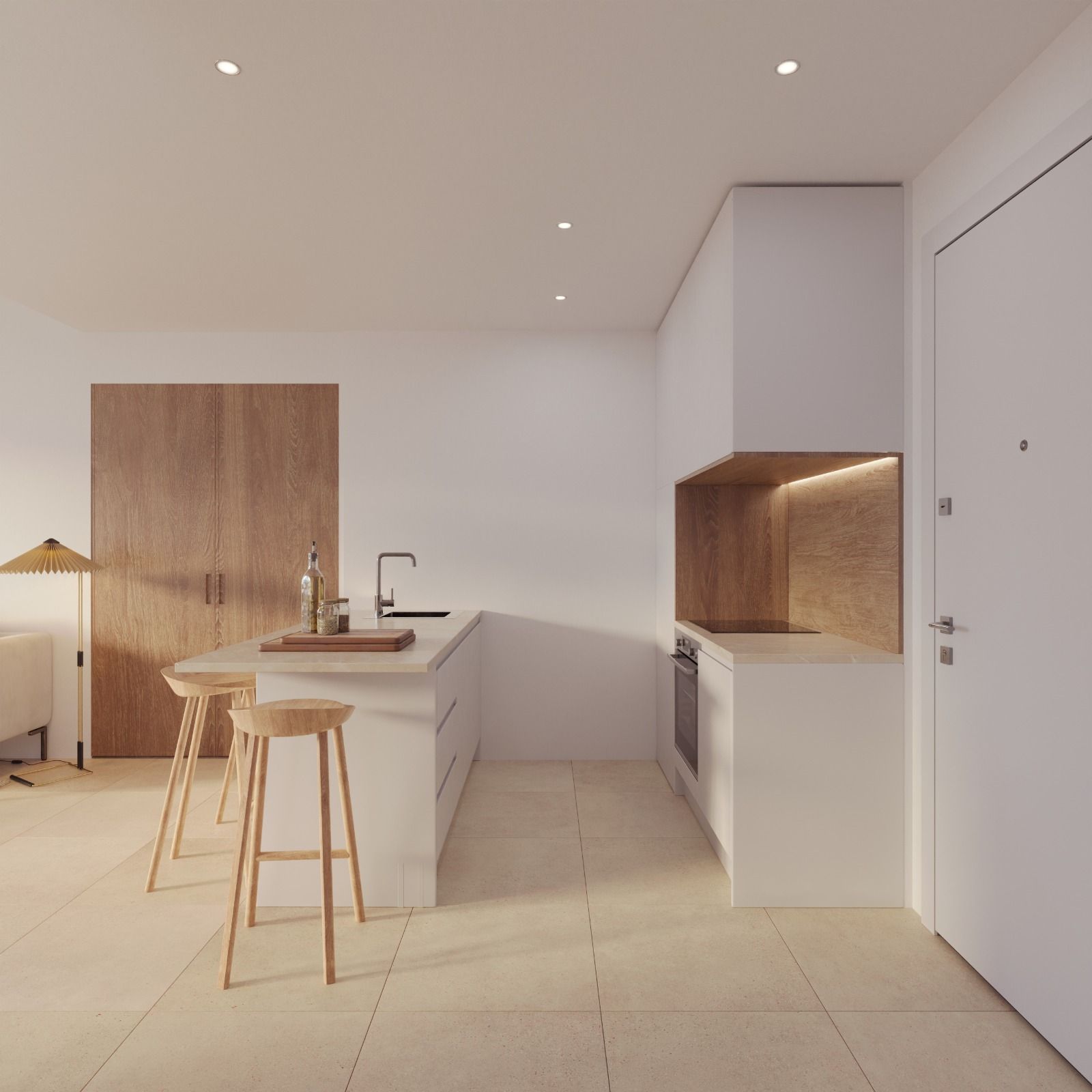Utility room in new-build penthouse, Los Pacos, Fuengirola
