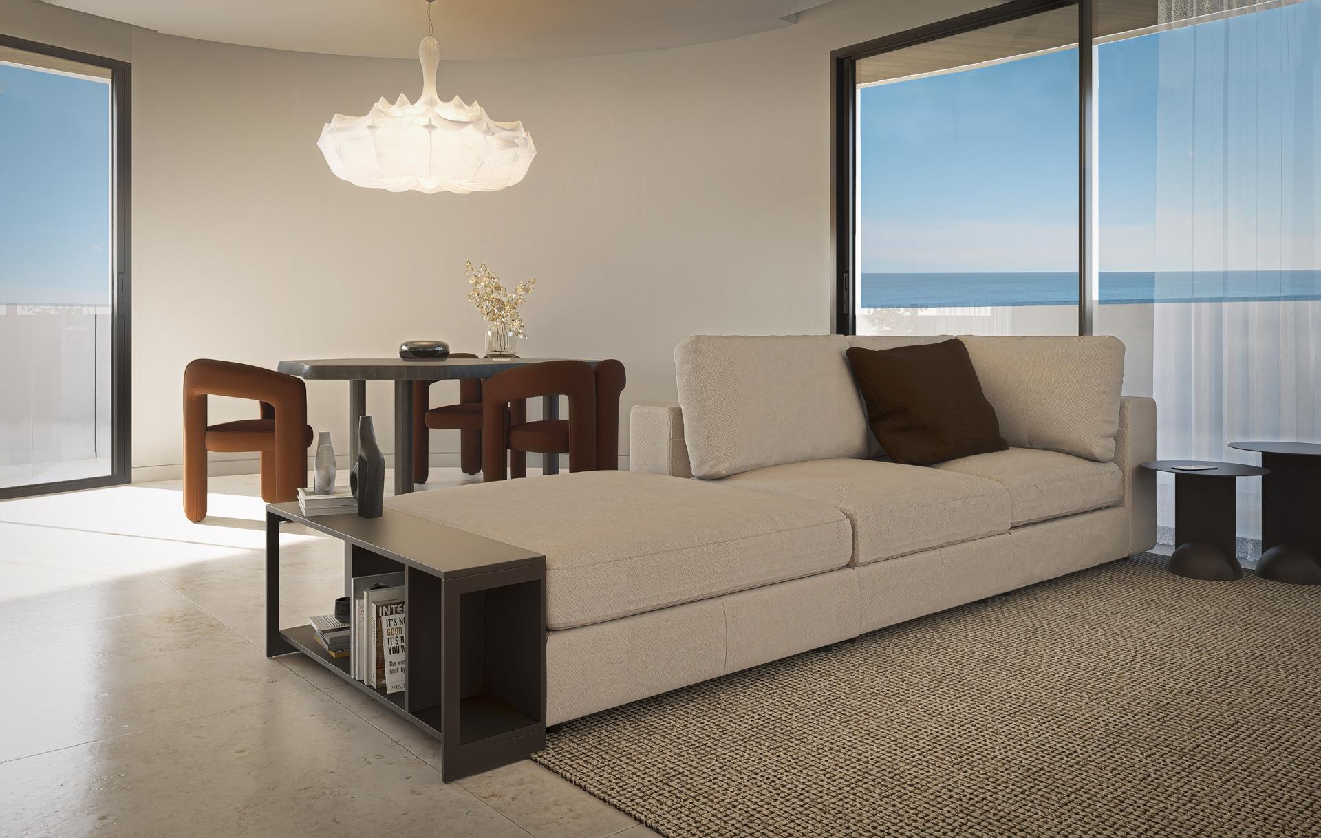 Private solarium with space for sun loungers, first-floor apartment in Playa Arenal-Bol