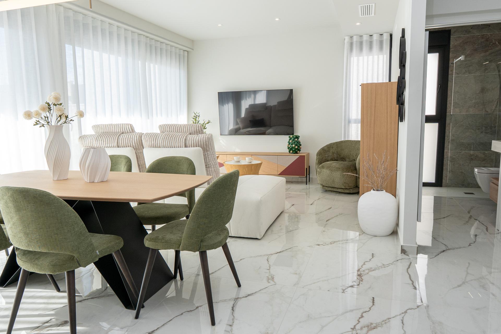 Interior finish detail in new-build villa, Lo Marabú, Rojales