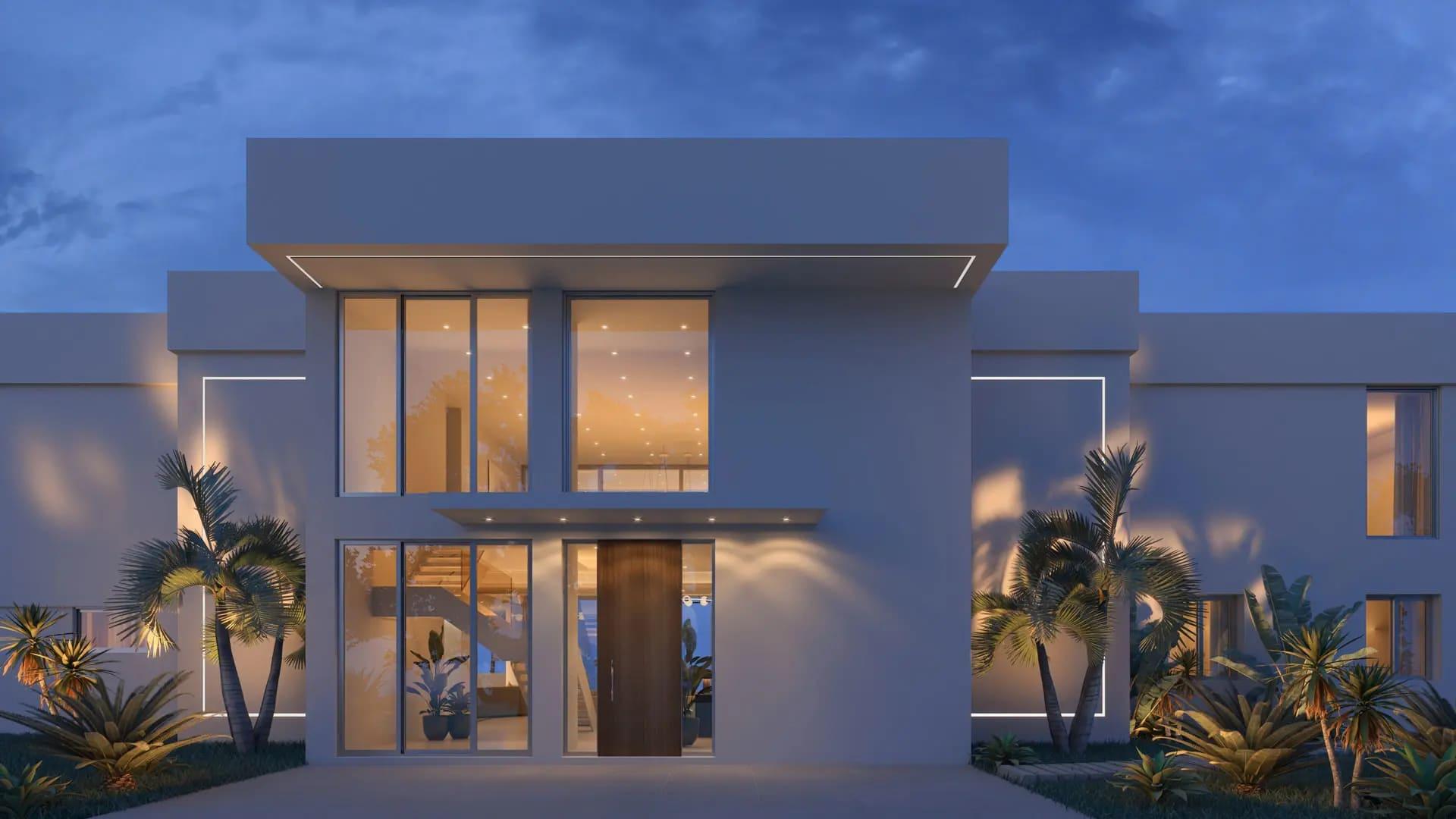 Interior living space in 6-bedroom new-build villa, Cortés, Benahavis