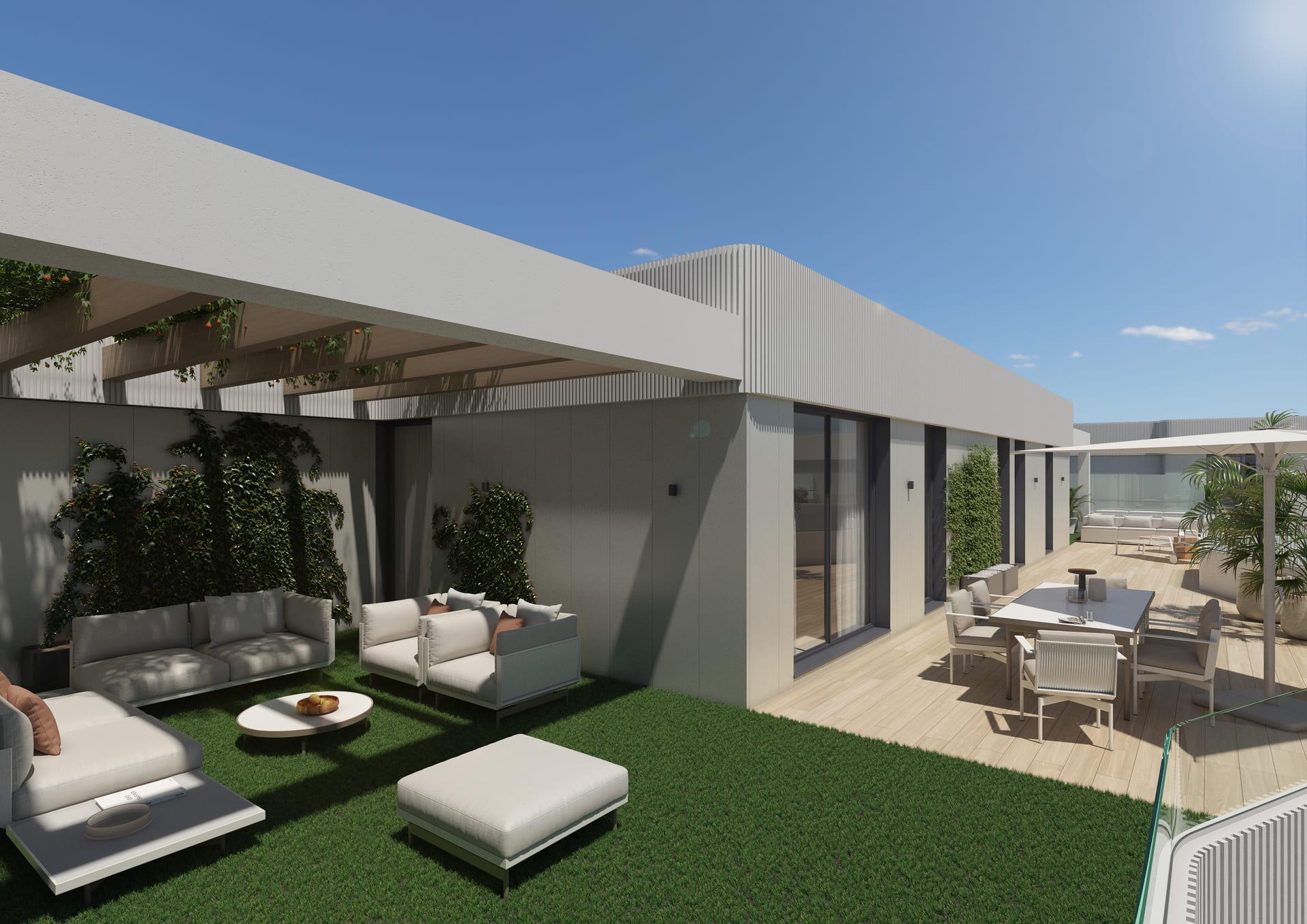 Double bedroom in 3-bedroom penthouse, Las Lagunas Centro, Mijas