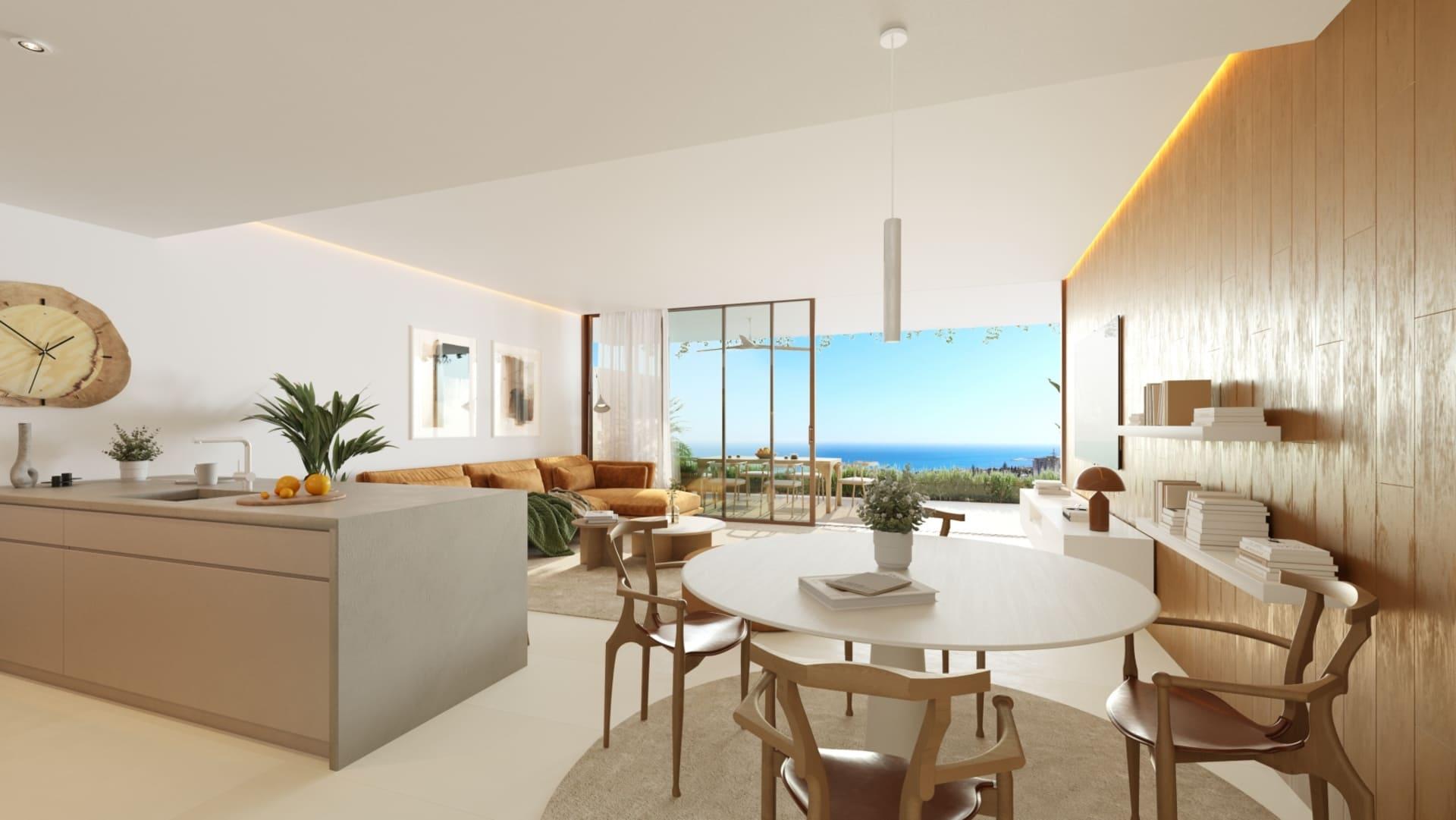 Surrounding neighbourhood from the top-floor penthouse, El Higuerón