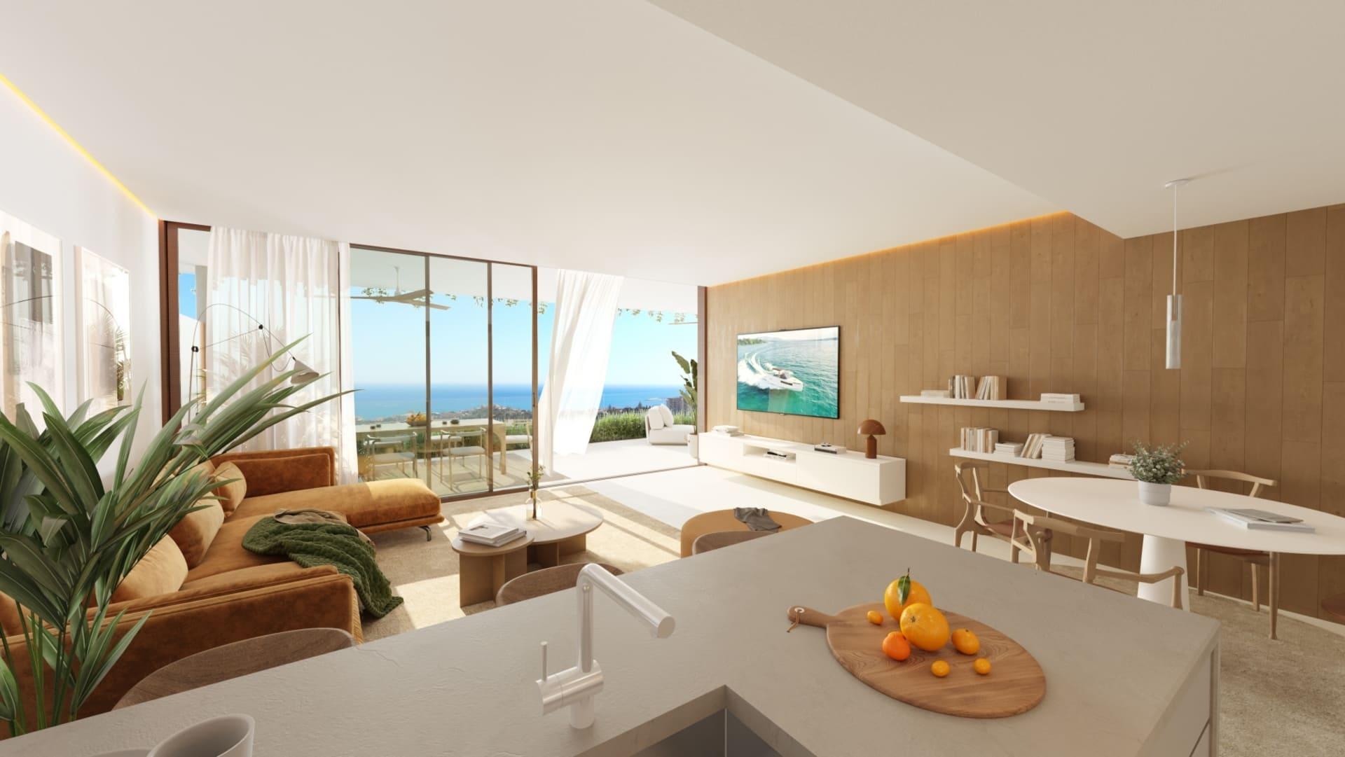 Second view of penthouse entrance lobby, El Higuerón, Fuengirola