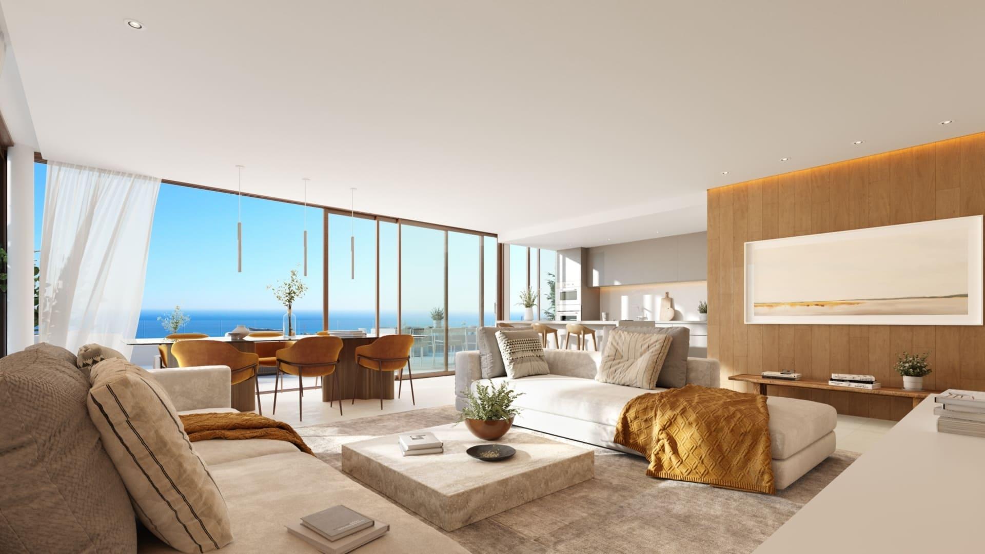 Fourth neighbourhood view from penthouse level, El Higuerón, Fuengirola