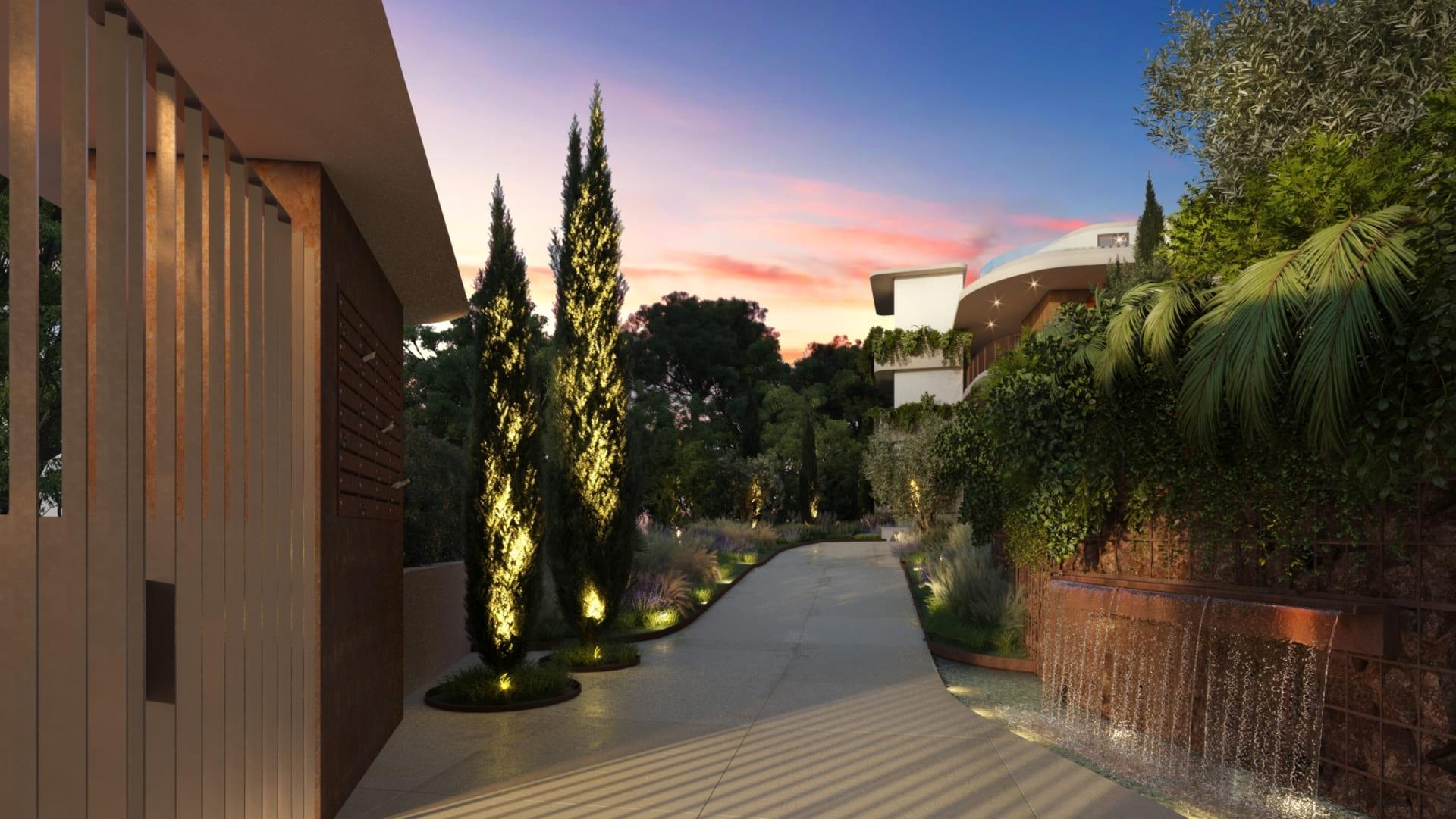 Private terrace with panoramic views in new-build penthouse, El Higuerón