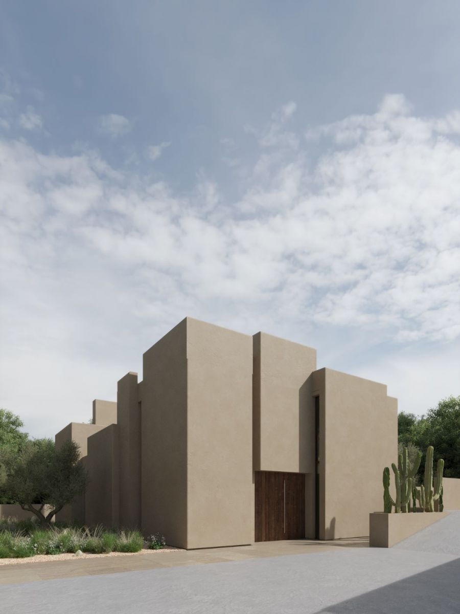 Garden area of 3-bedroom new-build villa in Bello Horizonte, La Nucía