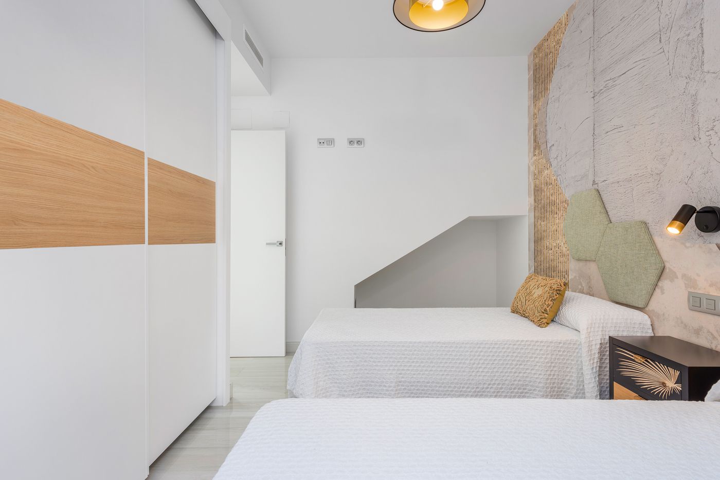 Seating area on rooftop solarium of new-build villa, Ciudad Quesada