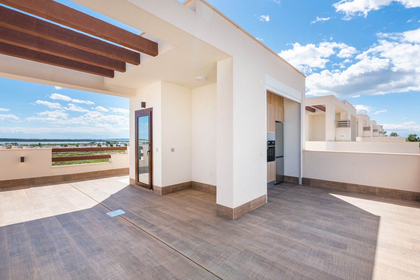 Bedroom with window and natural light in new-build villa, Ciudad Quesada