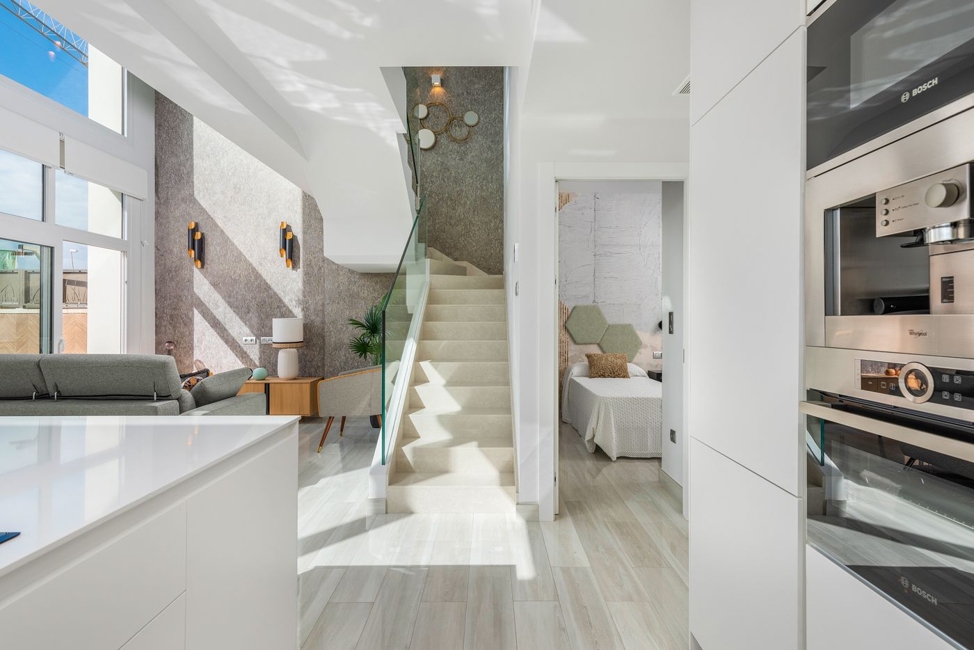En-suite bathroom with shower enclosure in new-build villa, Ciudad Quesada