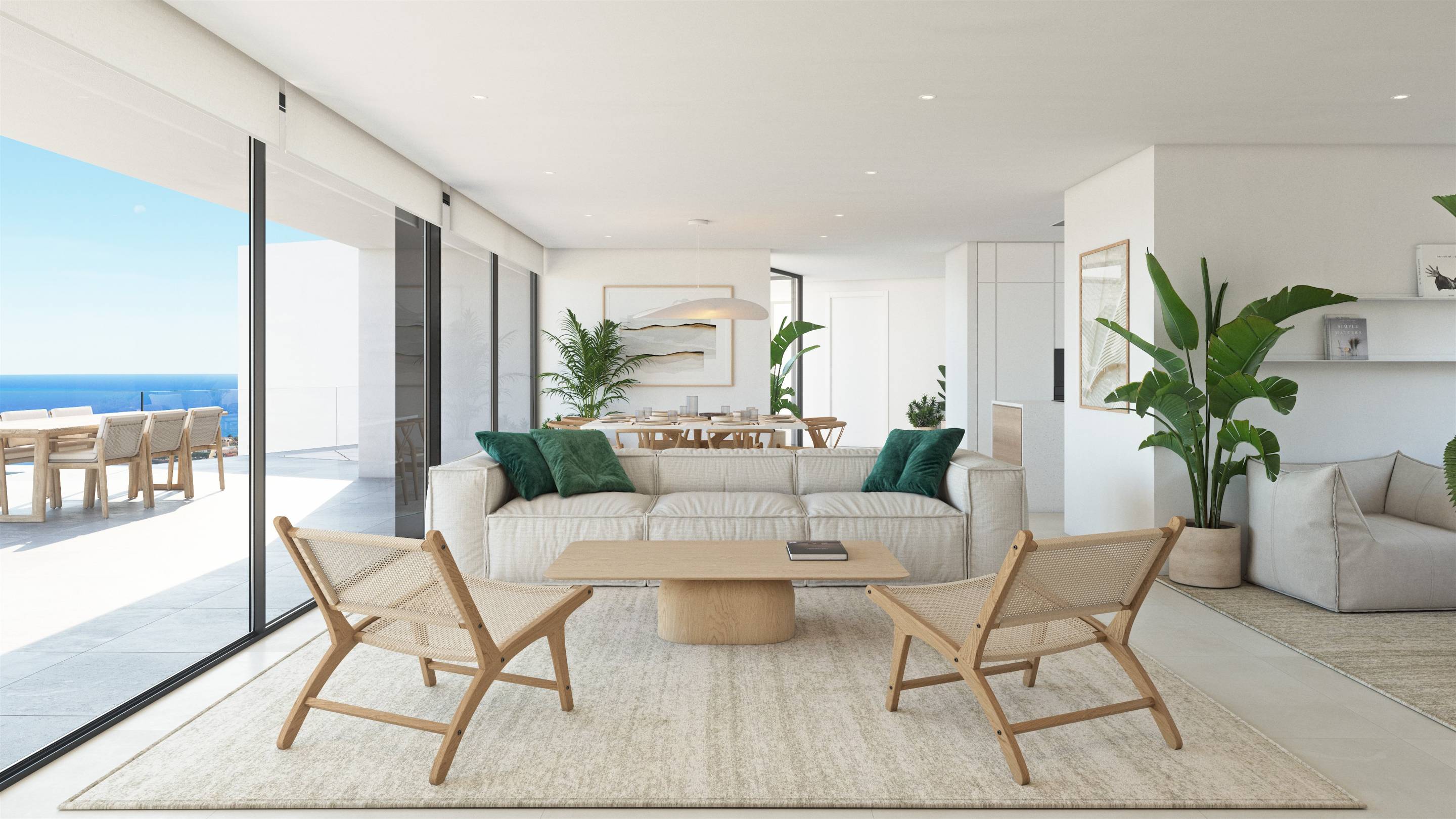 Third bedroom in 591 m2 new-build villa, Benitachell