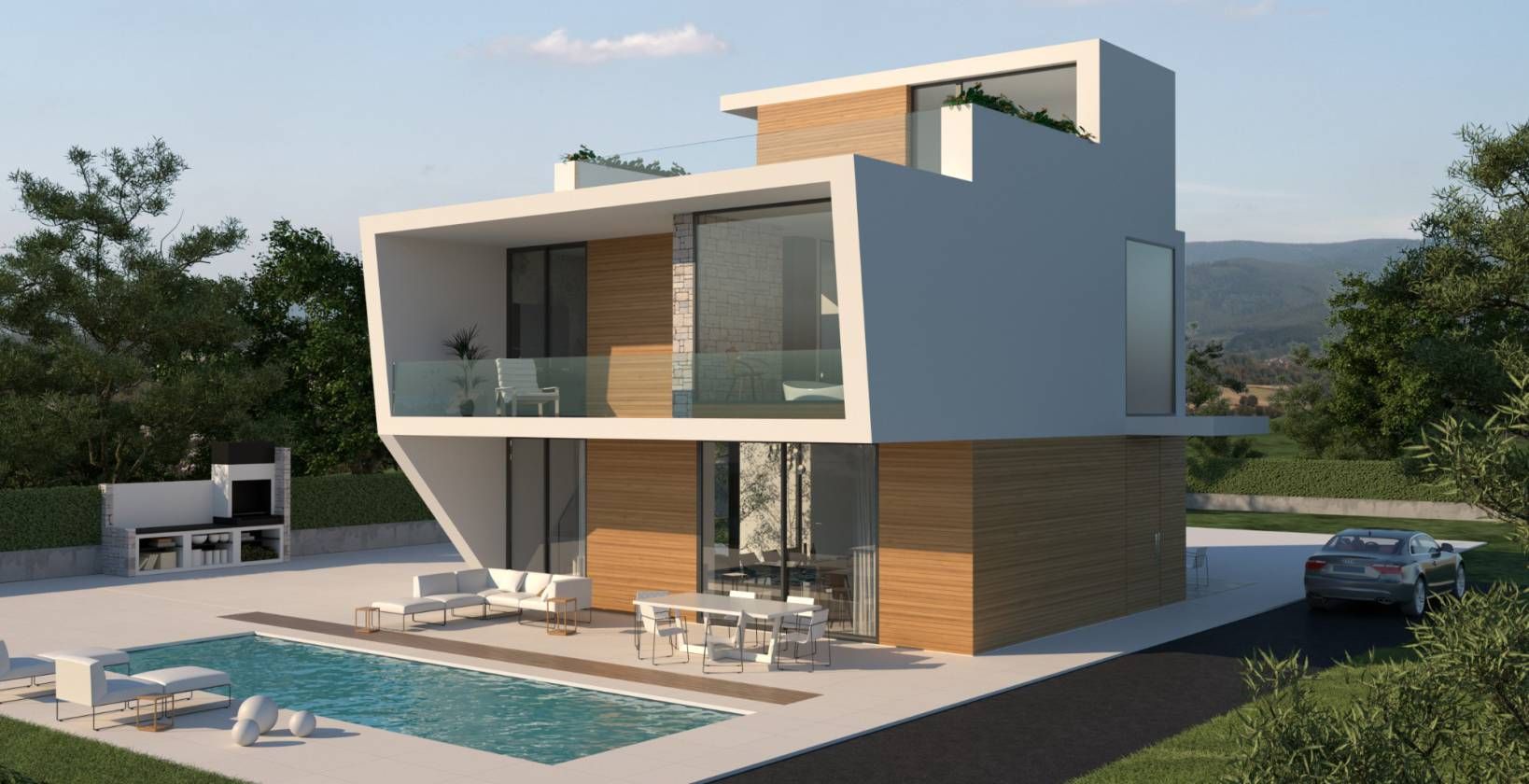 Double bedroom with built-in wardrobes in 4-bedroom villa, Campoamor, Orihuela Costa